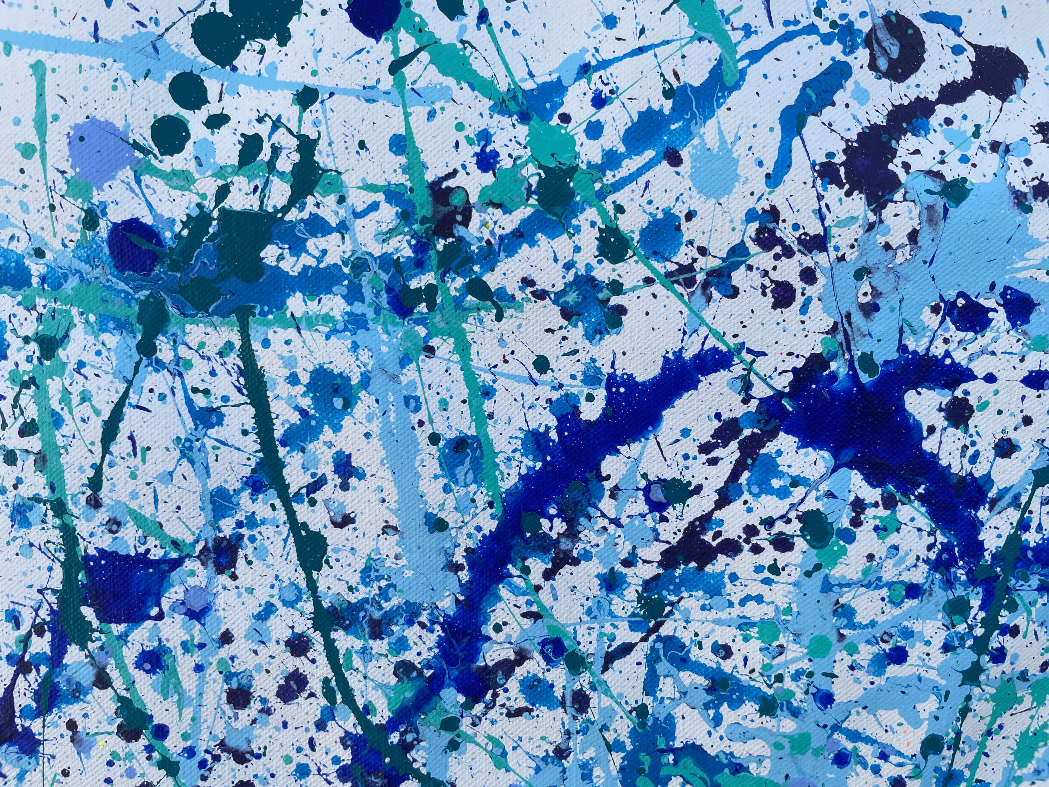 Ecstasy en bleu - Painting de Juan Jose Garay