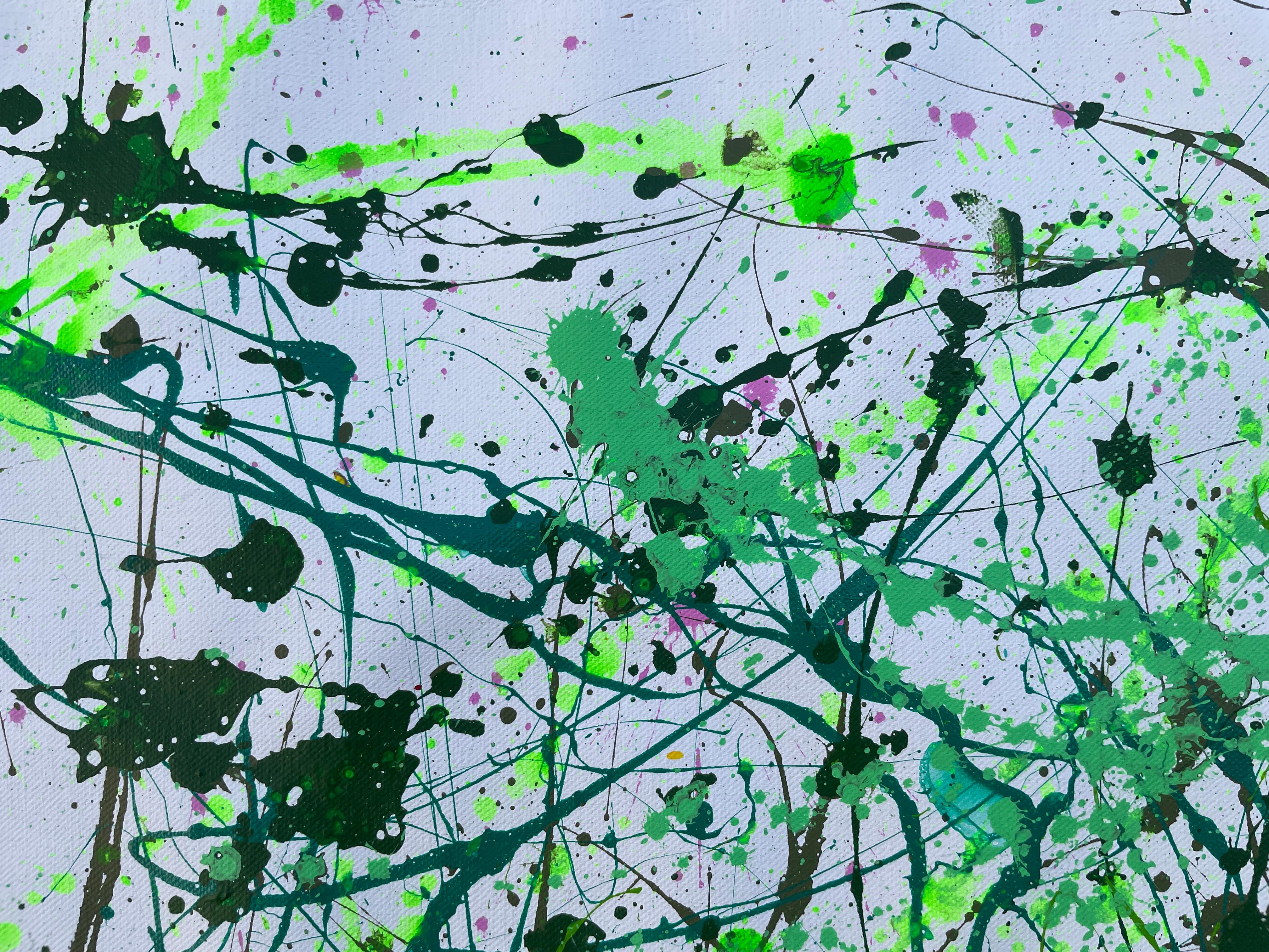 Estasi in Greene & Greene - Painting Espressionismo astratto di Juan Jose Garay