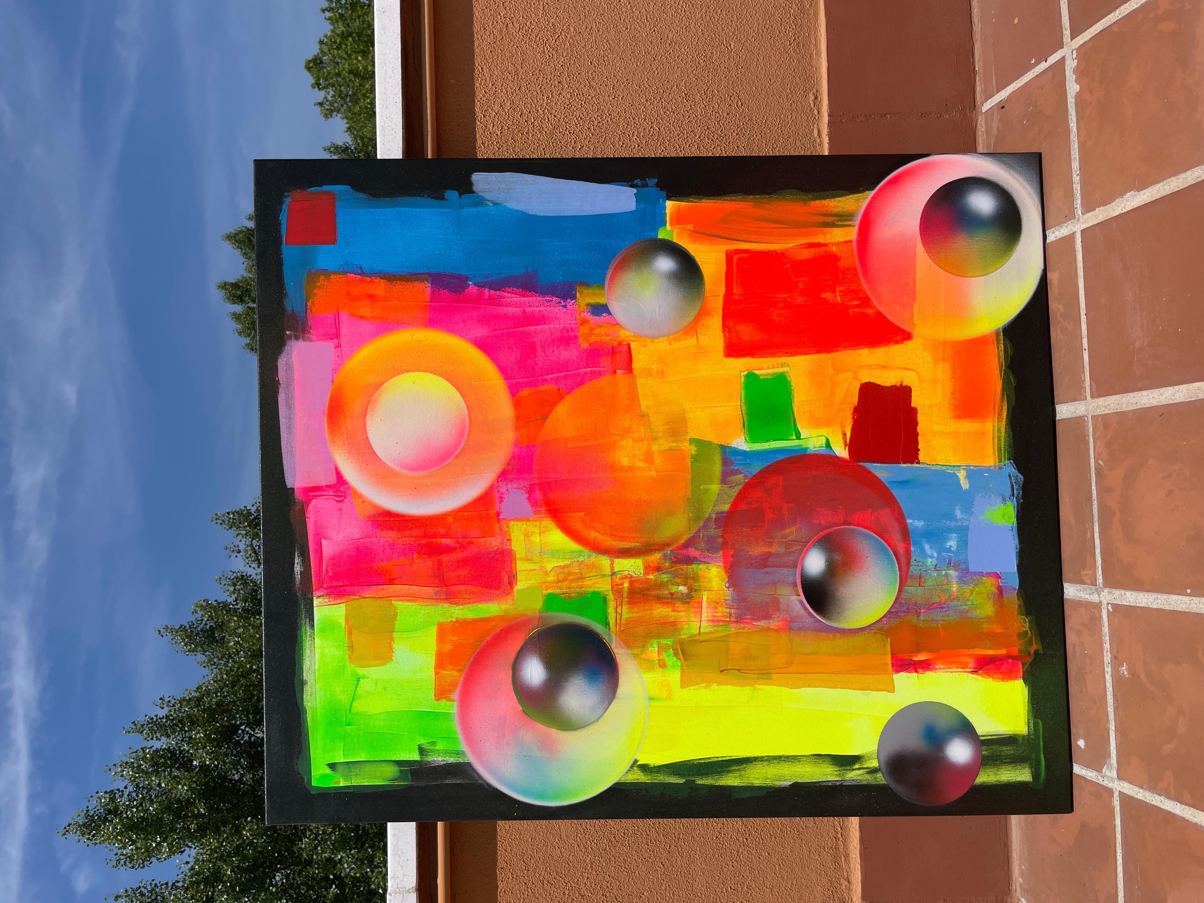 Le son de l'invisible - Painting de Juan Jose Garay