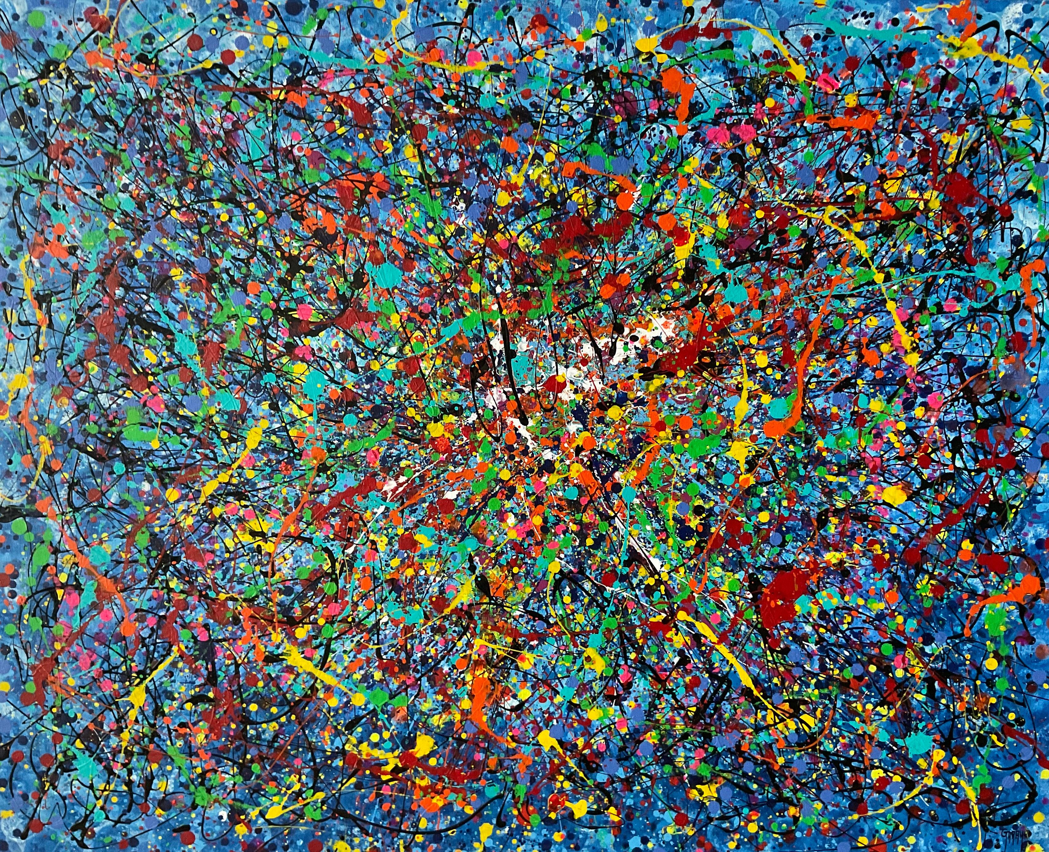 Abstract Painting di Juan Jose Garay - Energia dell'ondata