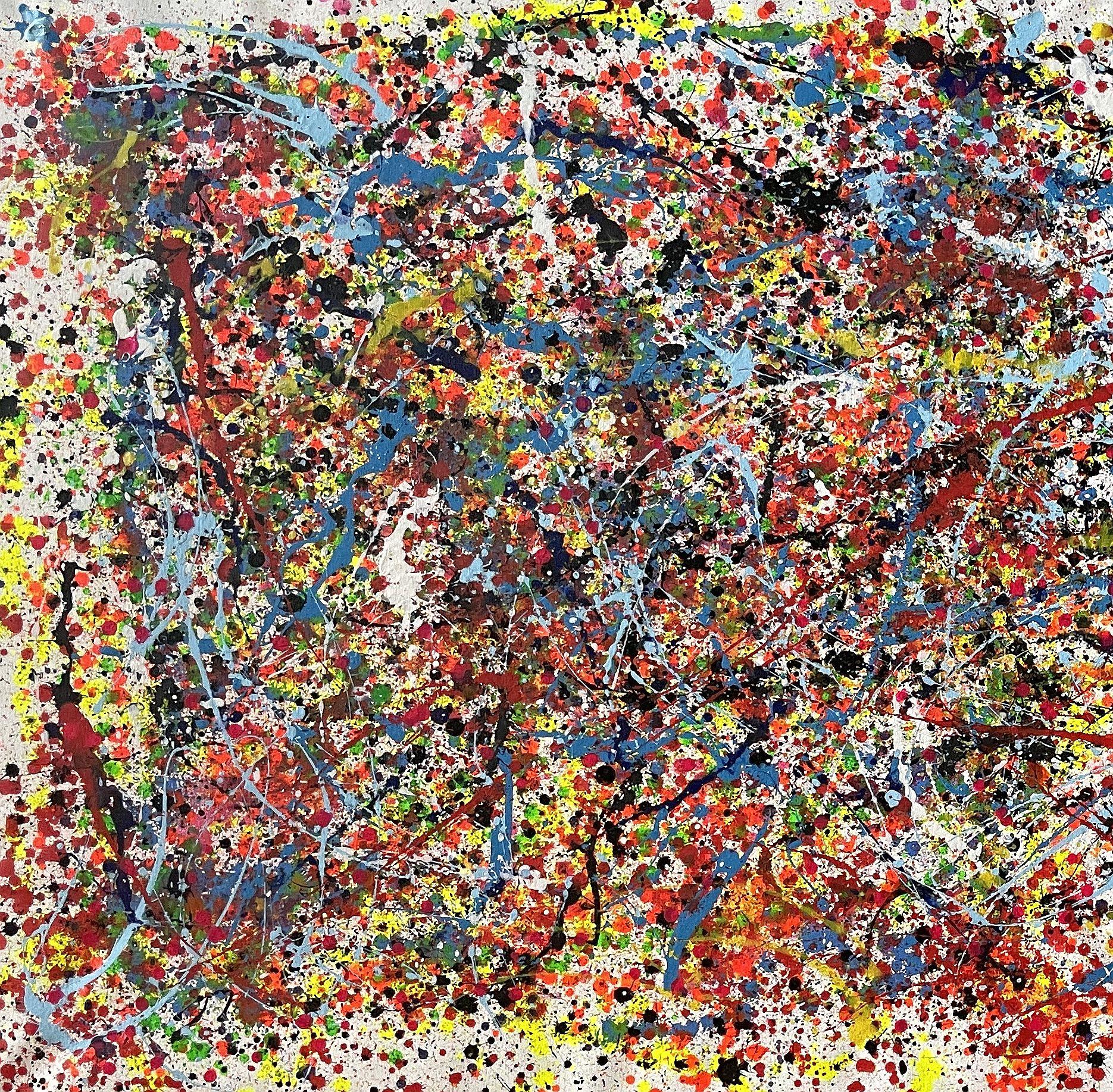Flammes de l'âme - Painting de Juan Jose Garay