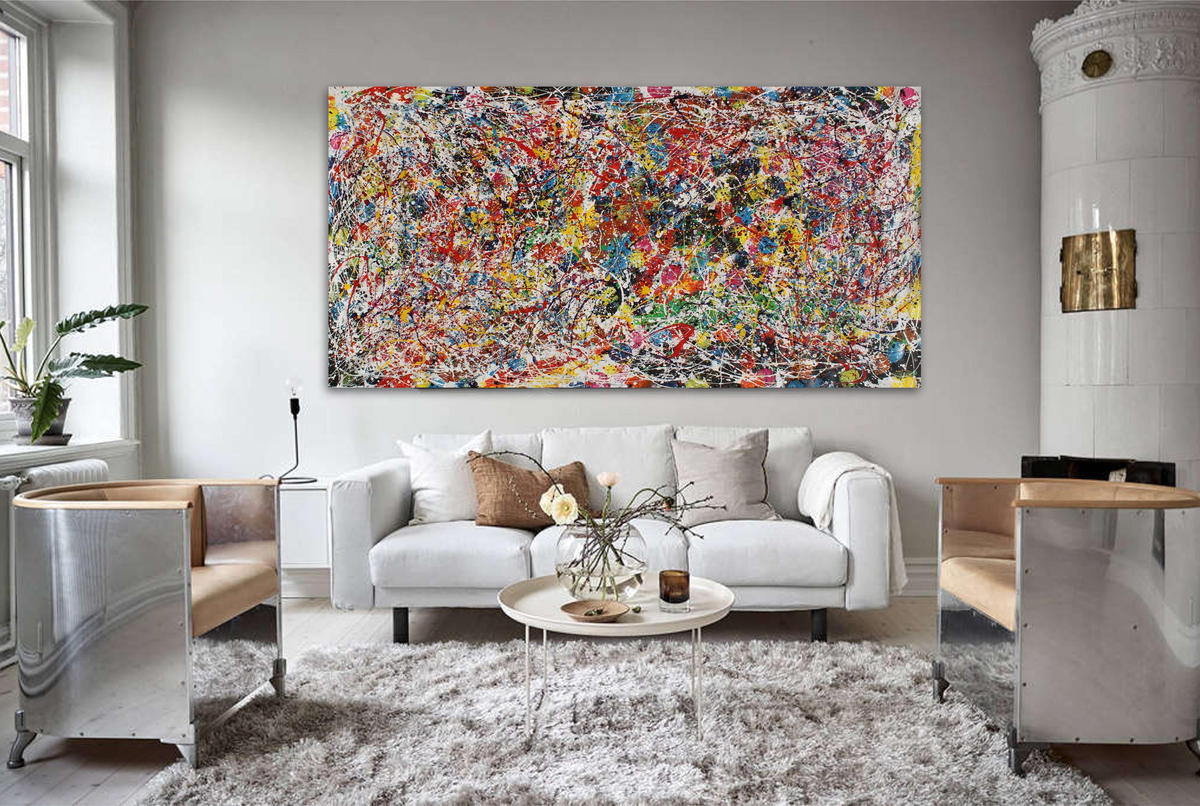 Blumen der Schönheit (Abstrakter Expressionismus), Painting, von Juan Jose Garay