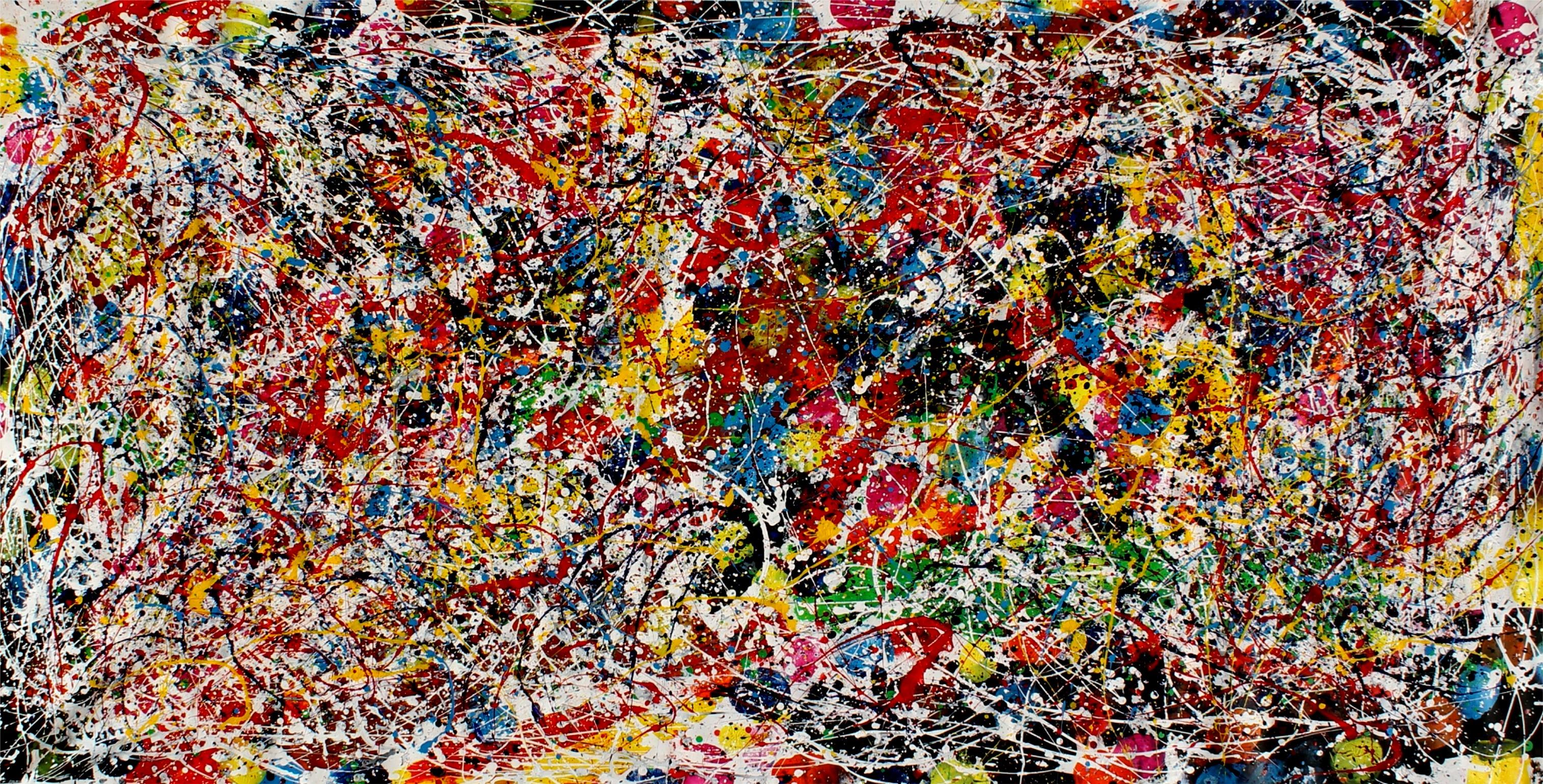 Juan Jose Garay Abstract Painting – Blumen der Schönheit