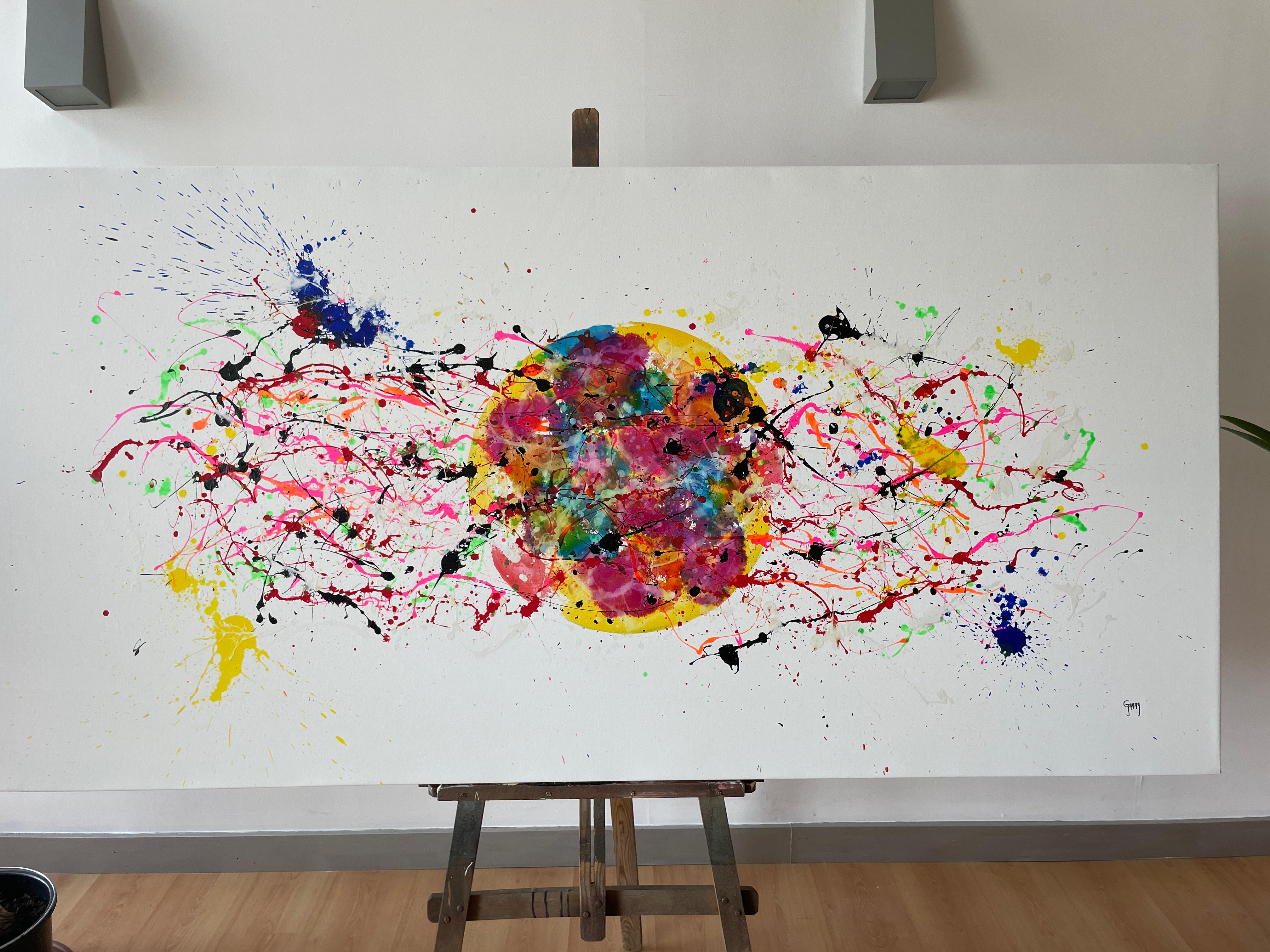 Frammenti del tutto - Painting di Juan Jose Garay