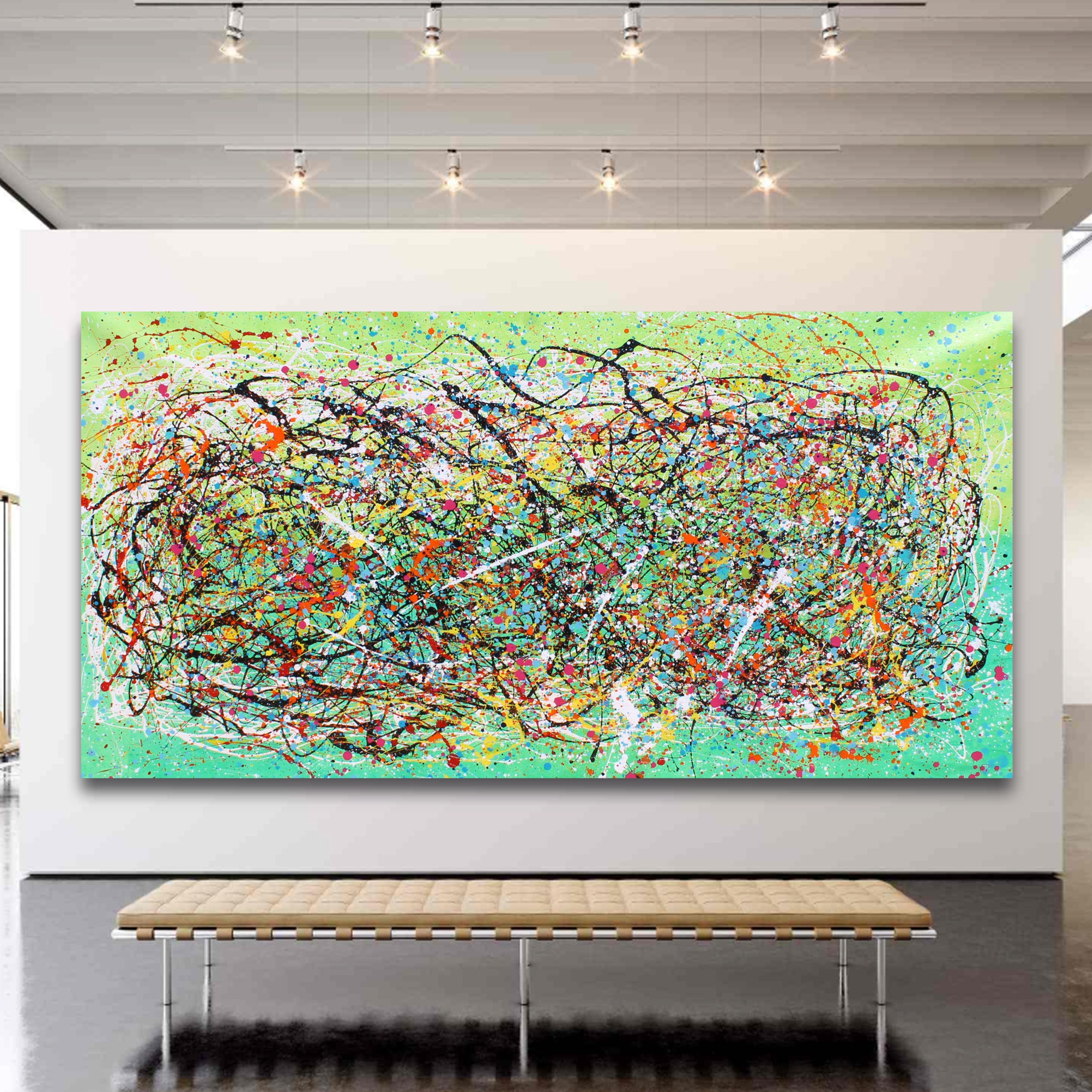 Greene & Greene & Greene - Painting di Juan Jose Garay