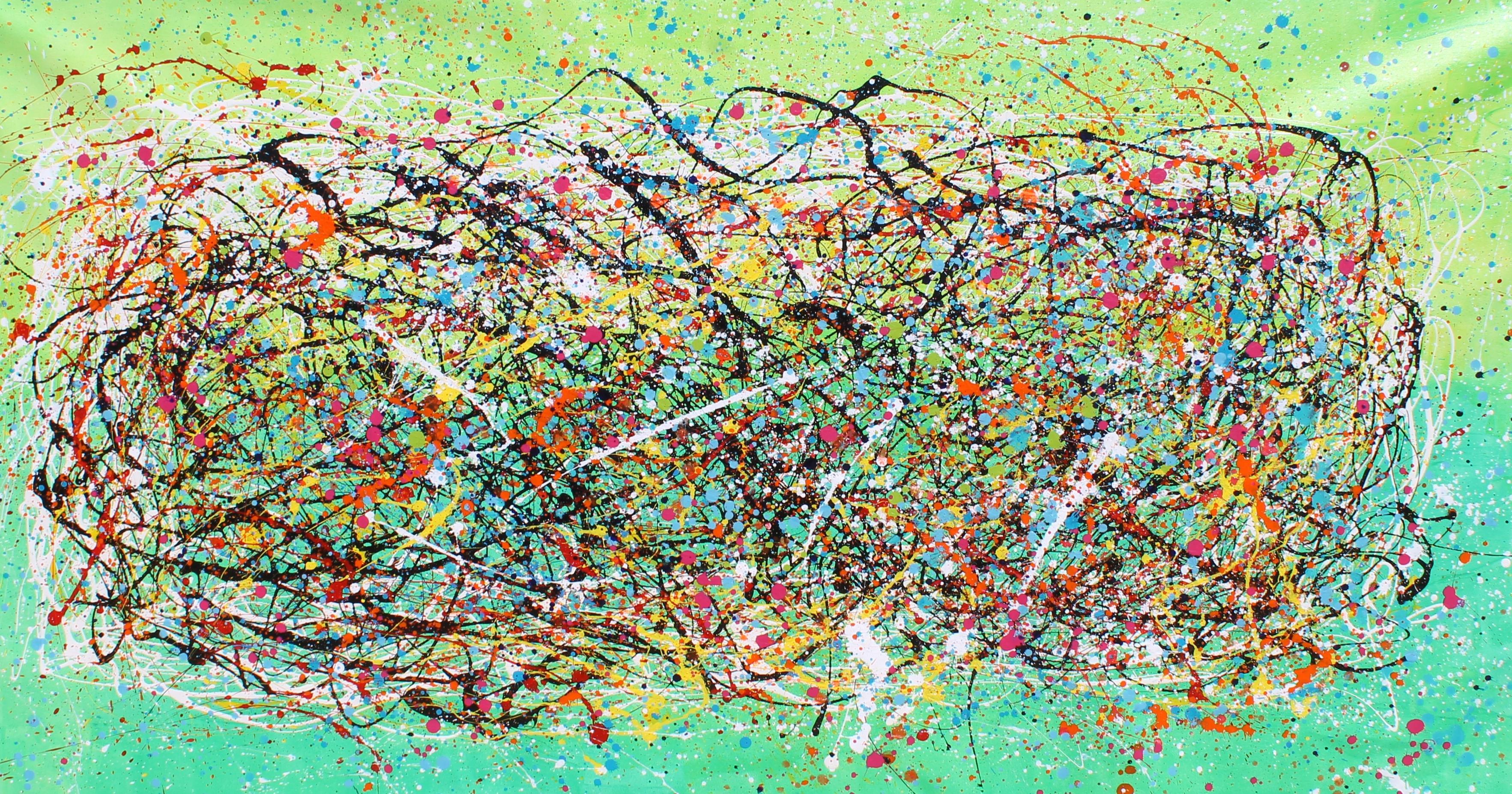 Abstract Painting di Juan Jose Garay - Greene & Greene & Greene