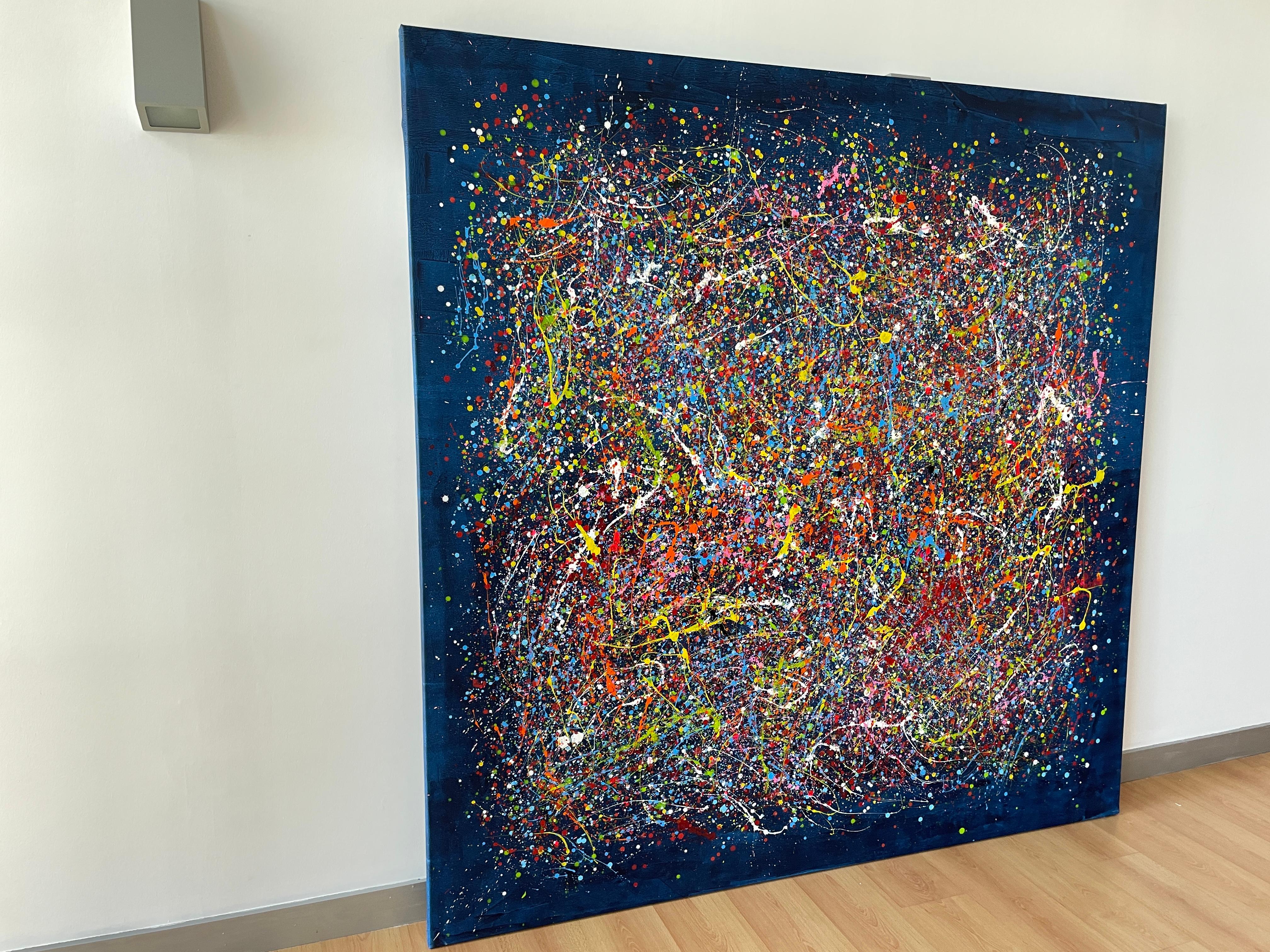 Corazón en Blues - Interior Painting Púrpura de Juan Jose Garay
