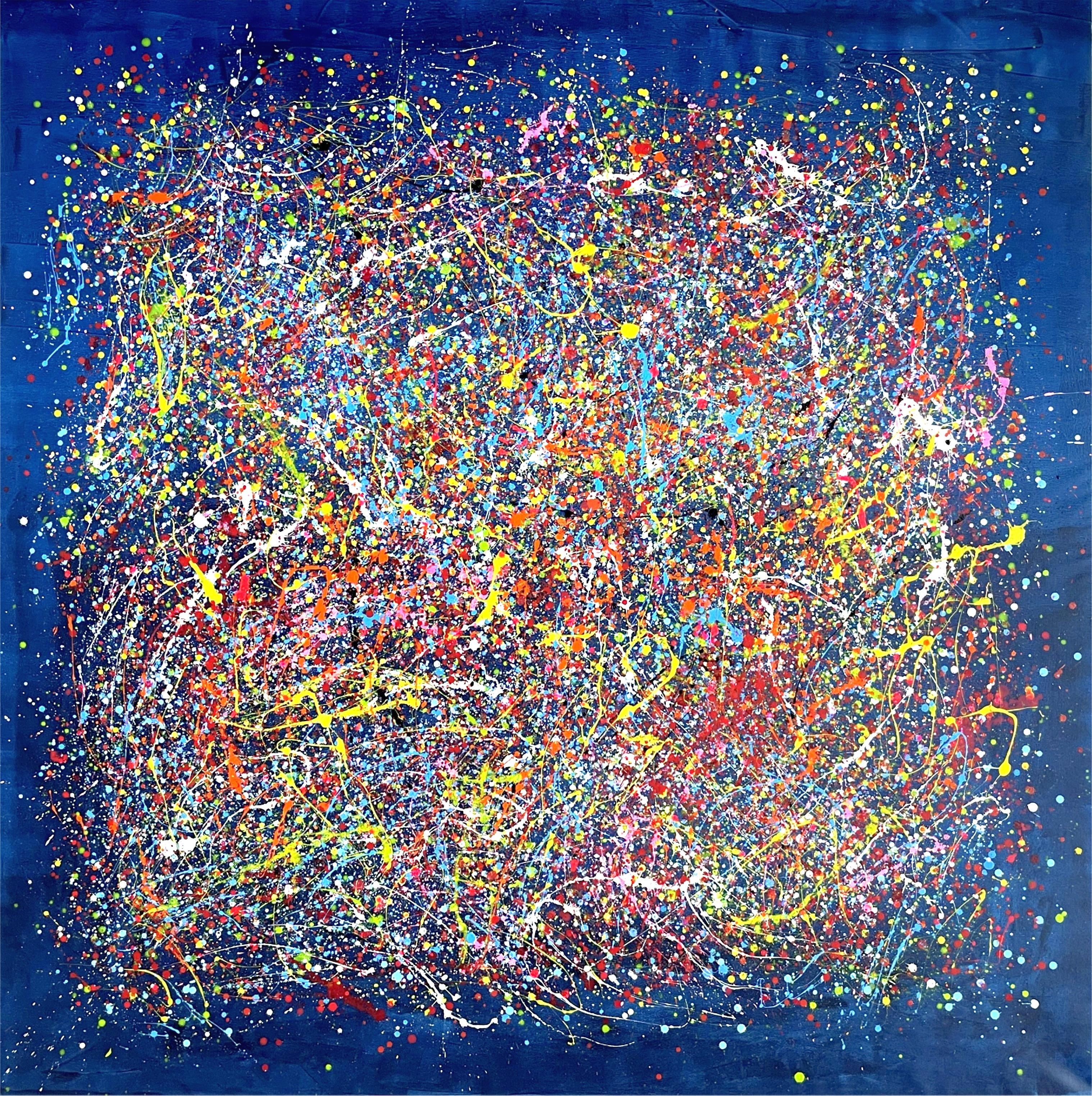 Juan Jose Garay Abstract Painting -  Heart In Blues