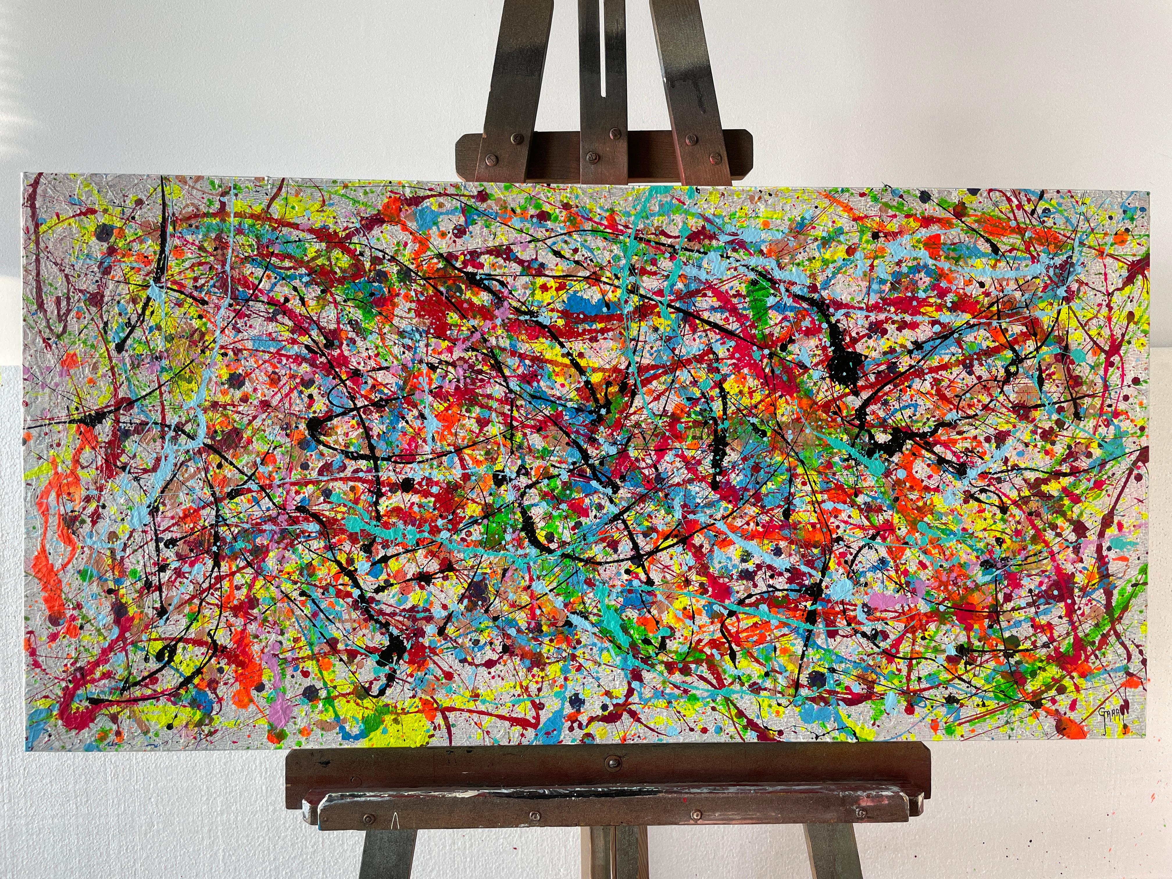 Versteckter Garten 01 – Painting von Juan Jose Garay