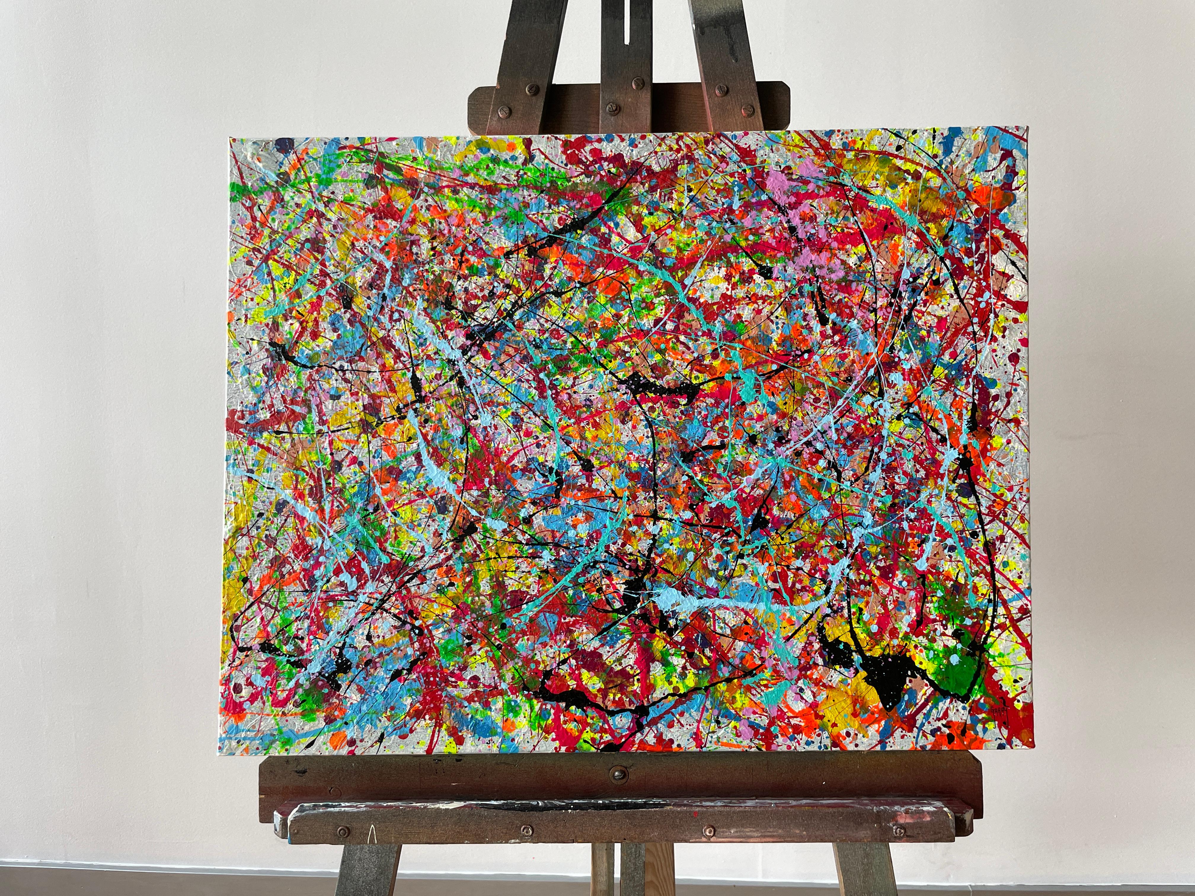 Hidden garden 03 - Painting by Juan Jose Garay