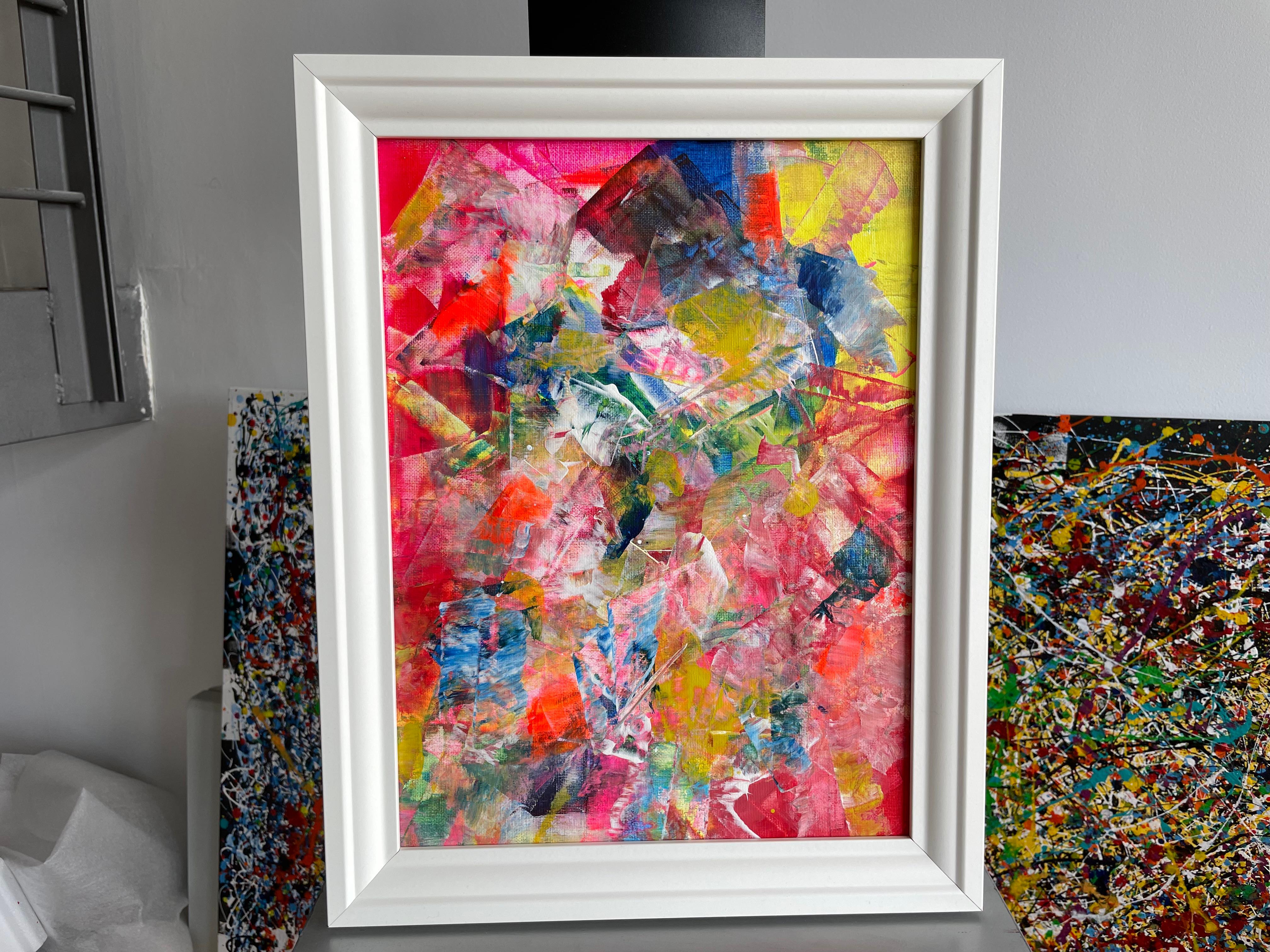 Imagine ist Real 03 (Pink), Abstract Painting, von Juan Jose Garay