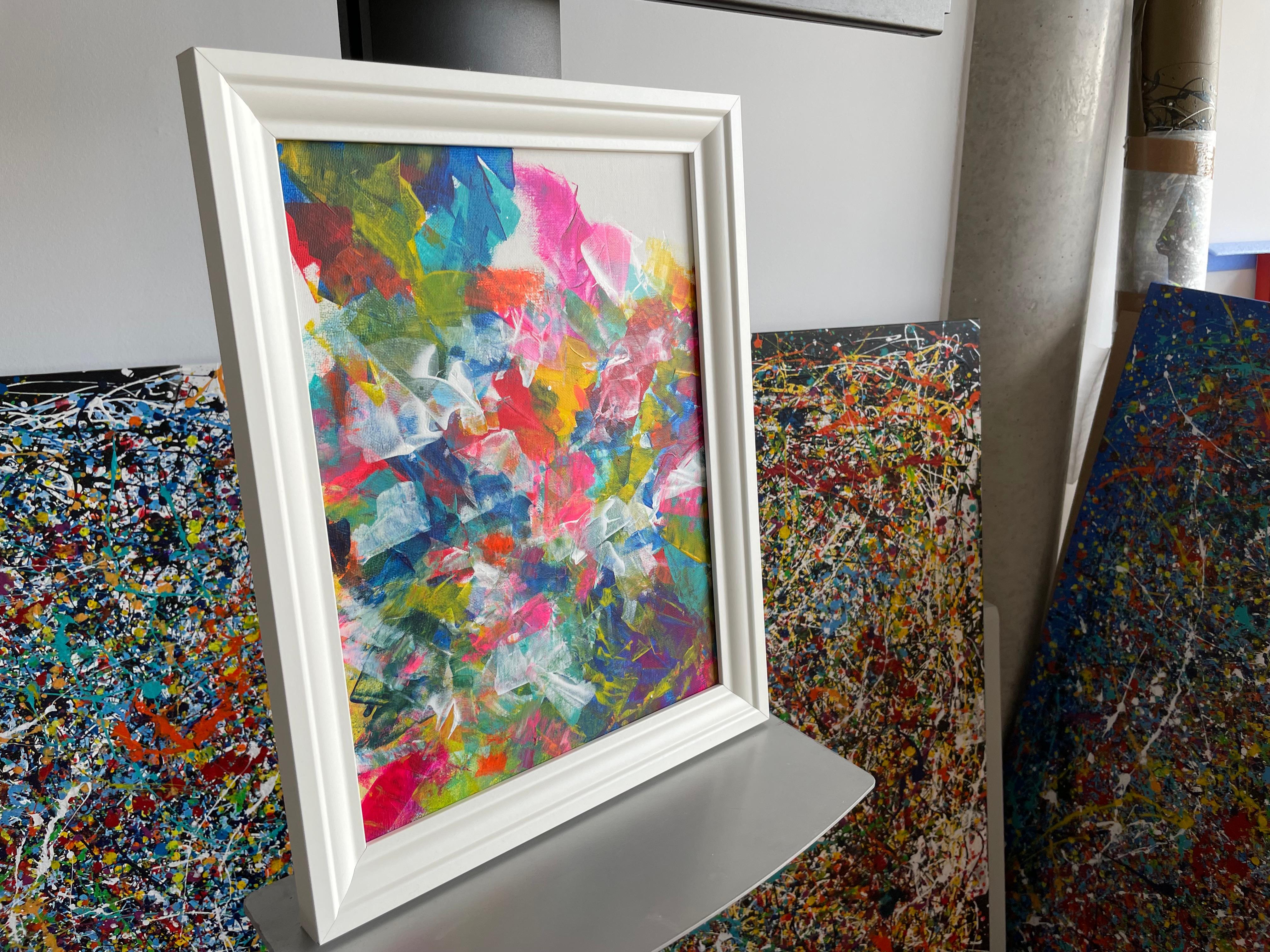 Imagine is Real 05 - Brown Interior Painting by Juan Jose Garay