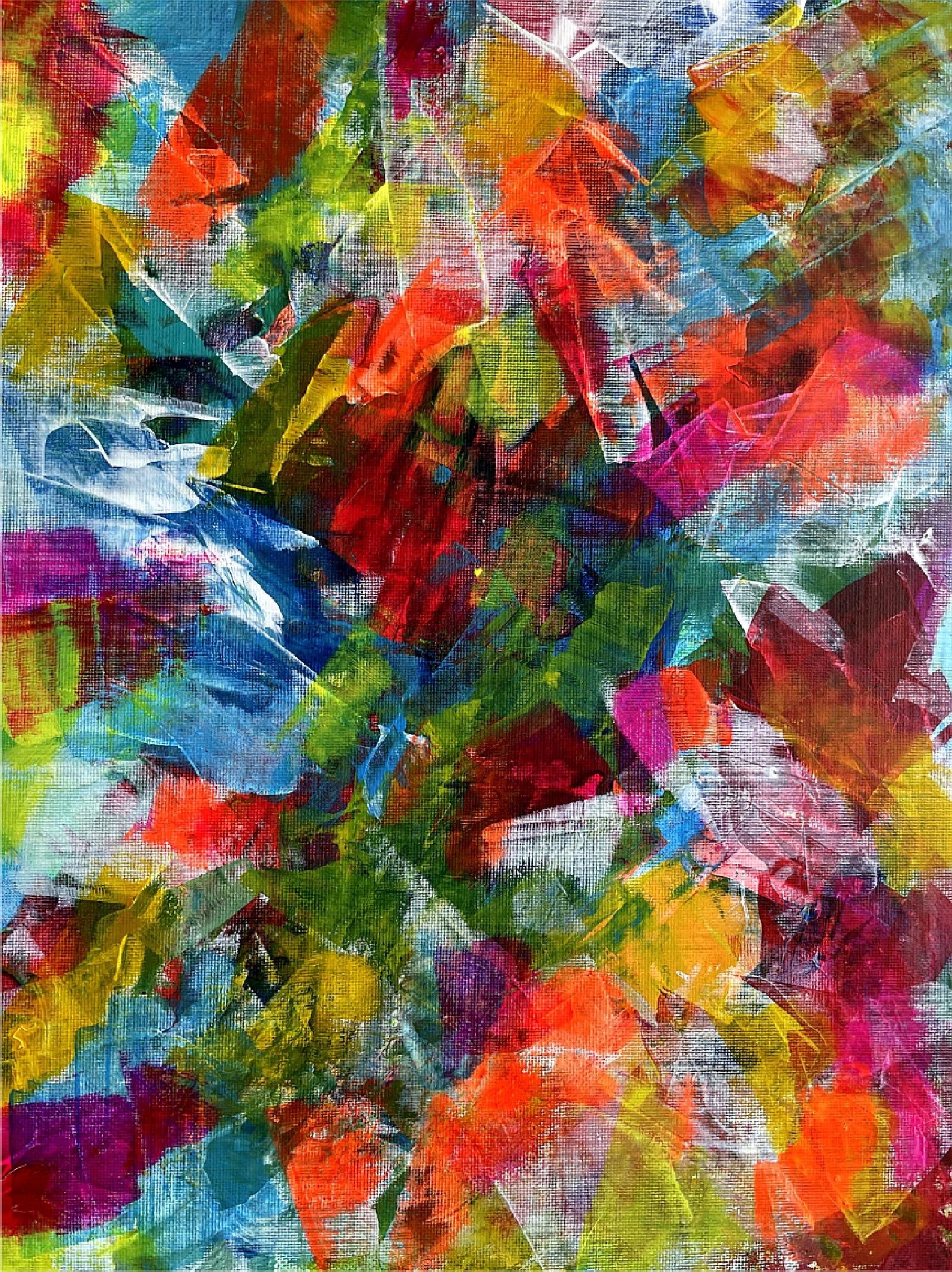 Abstract Painting Juan Jose Garay - Imaginer, c'est réel 08