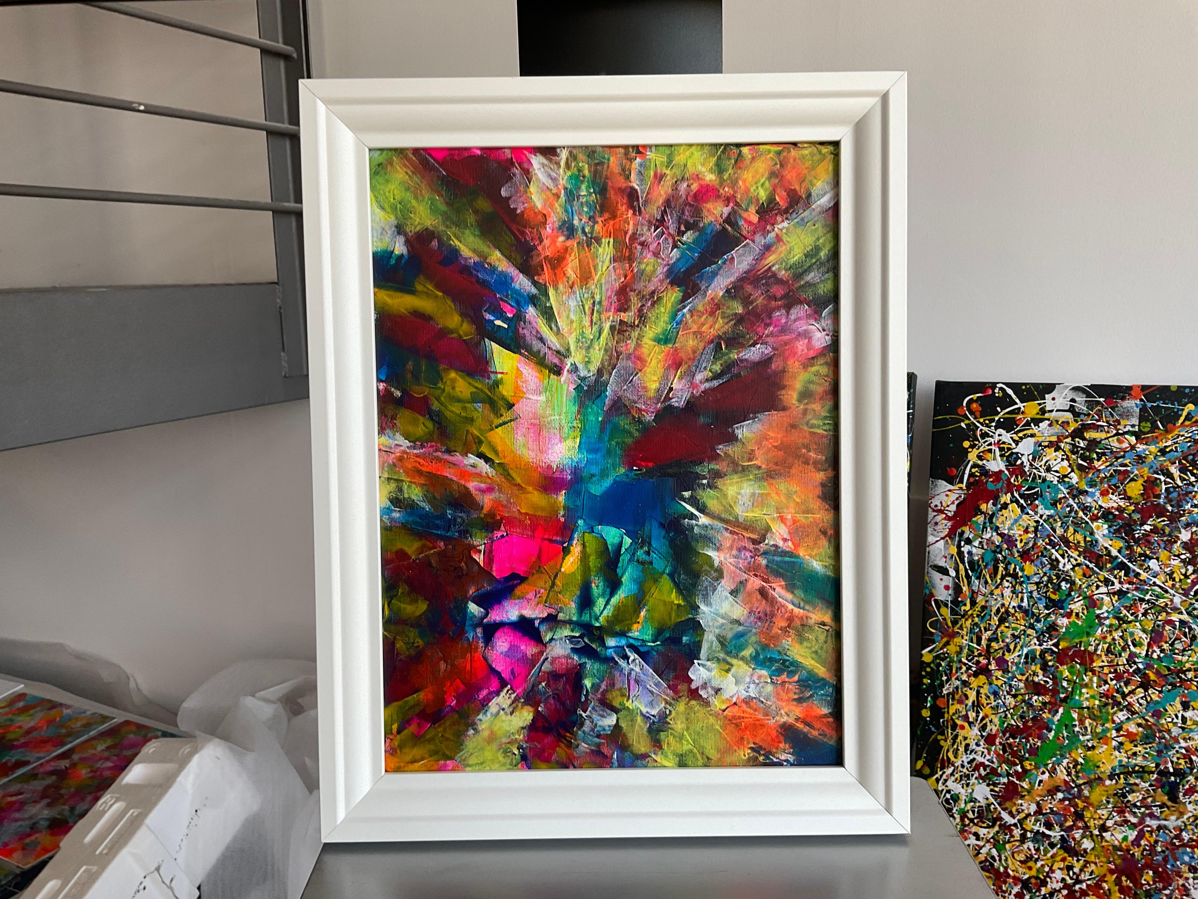 Imaginer, c'est réel 15 - Expressionnisme abstrait Painting par Juan Jose Garay
