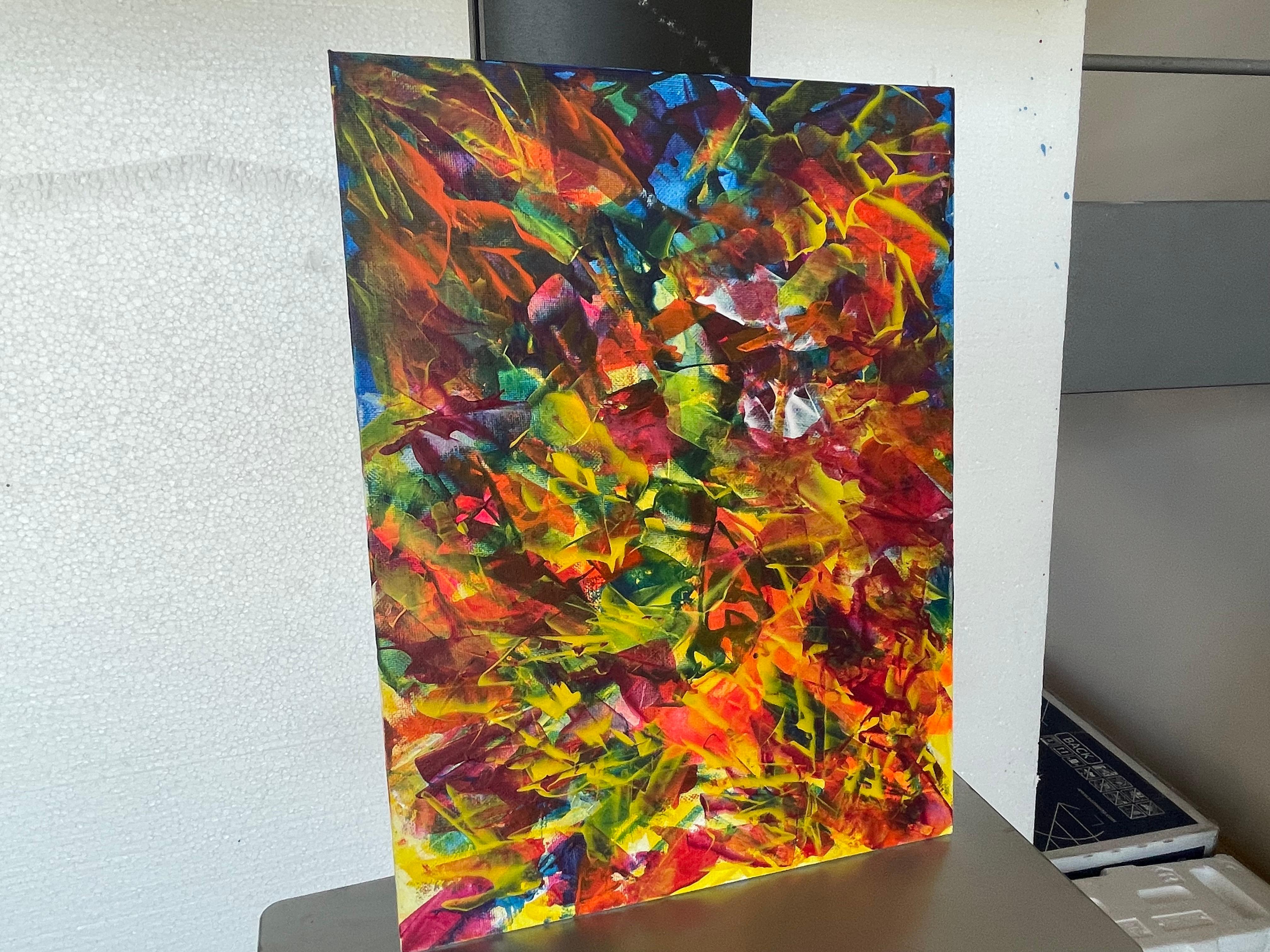 Imaginer, c'est réel 21 - Expressionnisme abstrait Painting par Juan Jose Garay