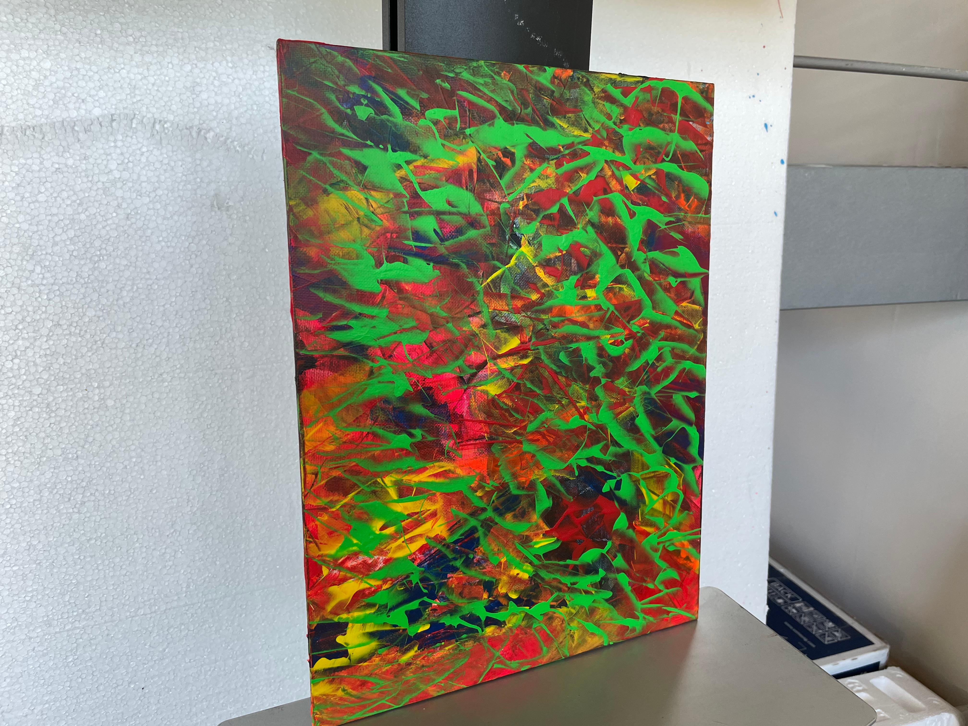 Imaginer, c'est réel 24 - Expressionnisme abstrait Painting par Juan Jose Garay