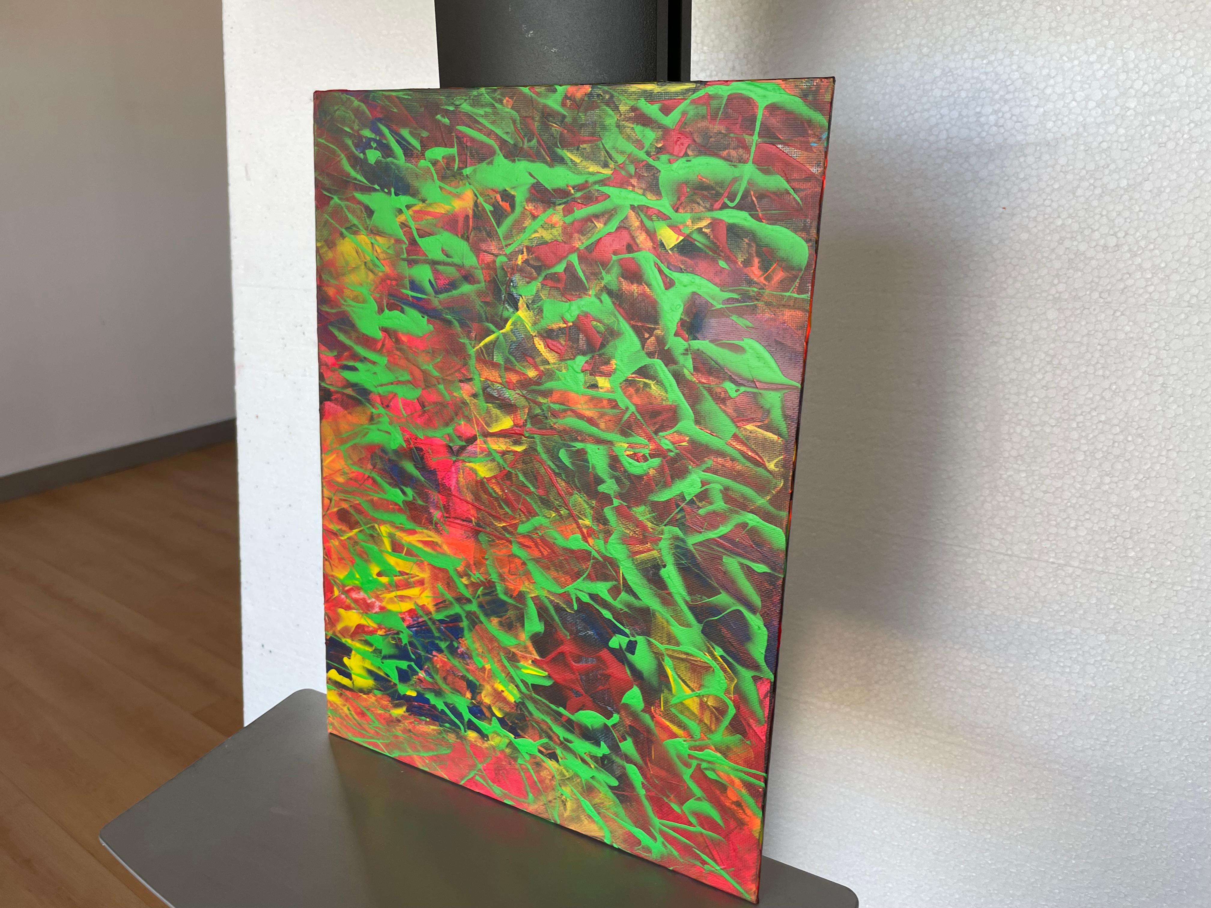 Imaginer, c'est réel 24 - Marron Interior Painting par Juan Jose Garay