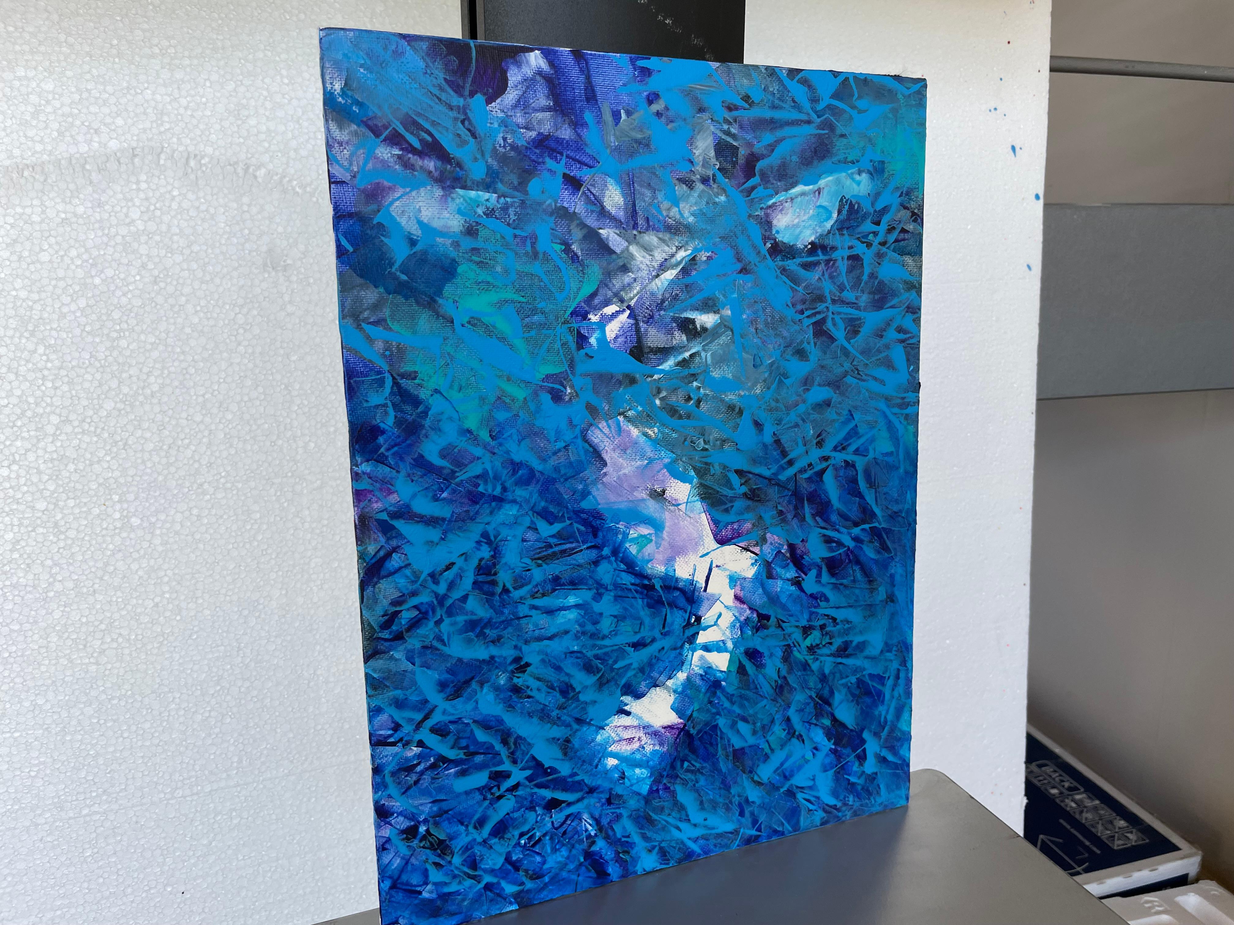 Imaginer, c'est réel 25 - Expressionnisme abstrait Painting par Juan Jose Garay