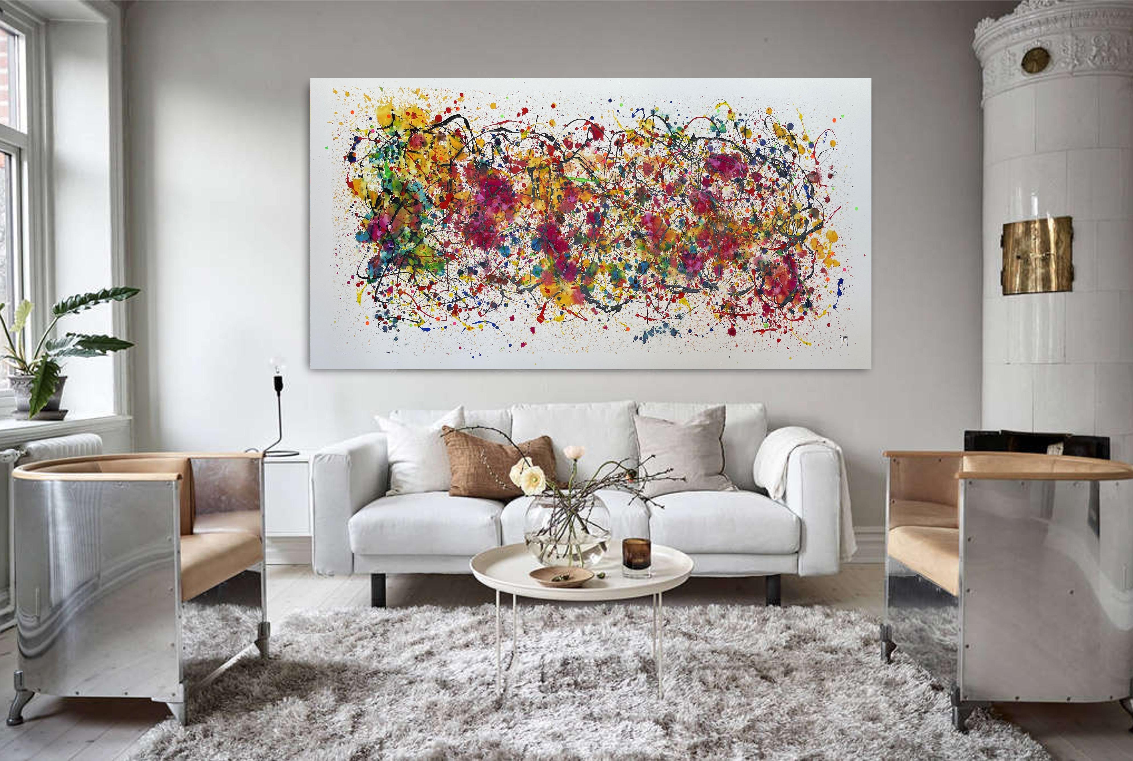 Indomitable Rhythm - Painting by Juan Jose Garay