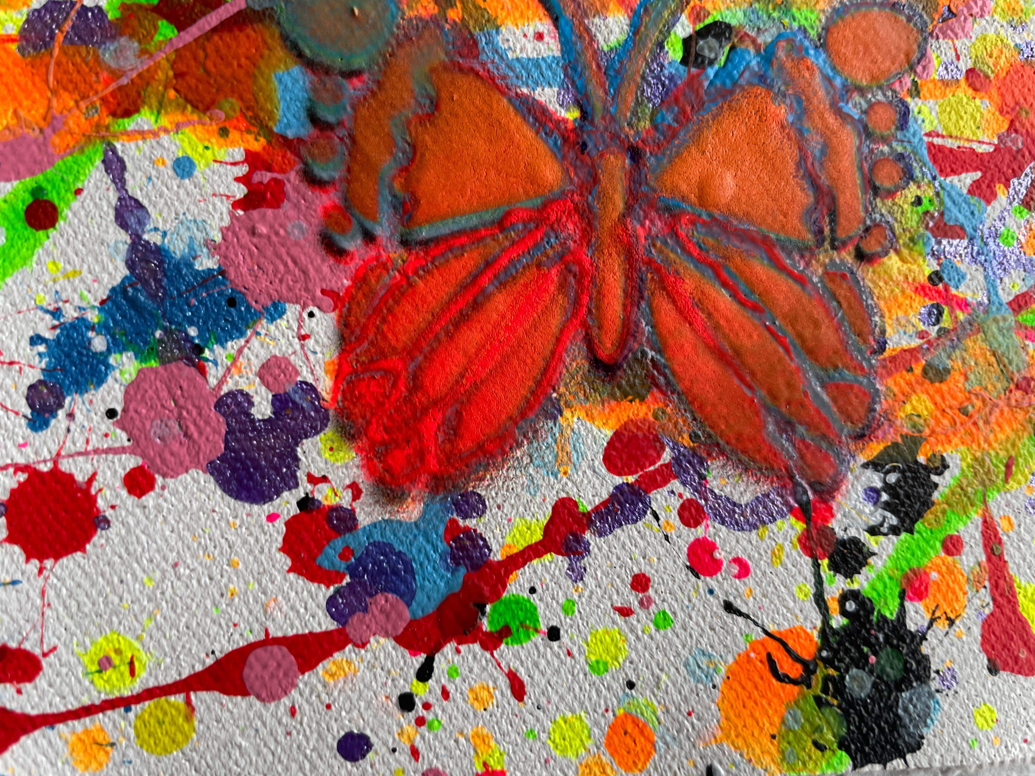 Insekten 004 (Beige), Abstract Painting, von Juan Jose Garay