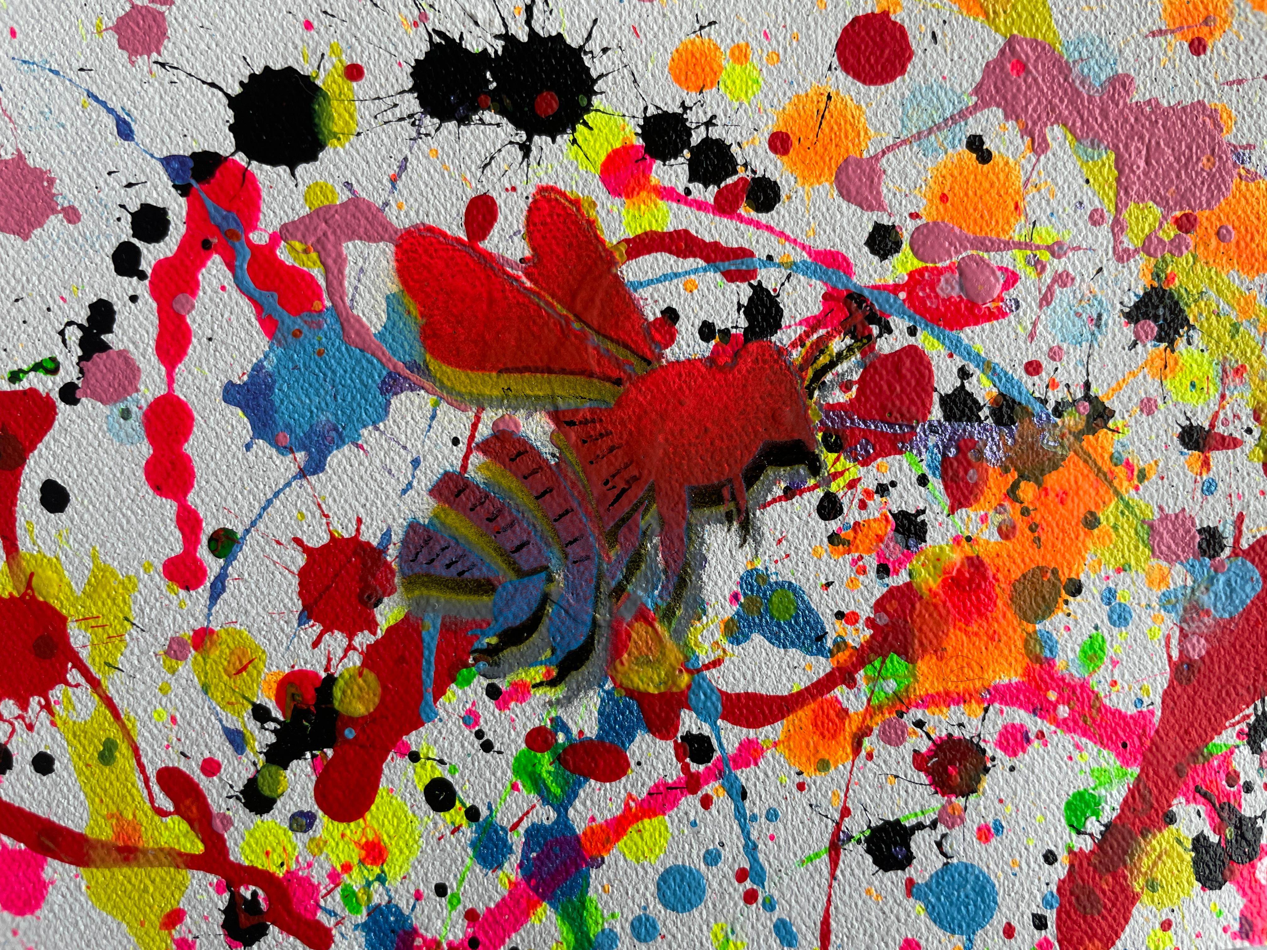 Insekten 006 (Abstrakter Expressionismus), Painting, von Juan Jose Garay