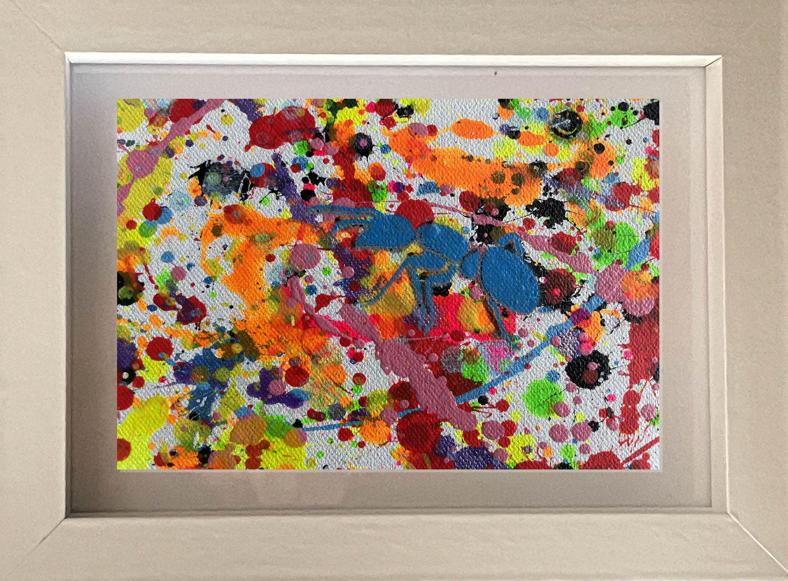 Insekten 008 (Abstrakter Expressionismus), Painting, von Juan Jose Garay