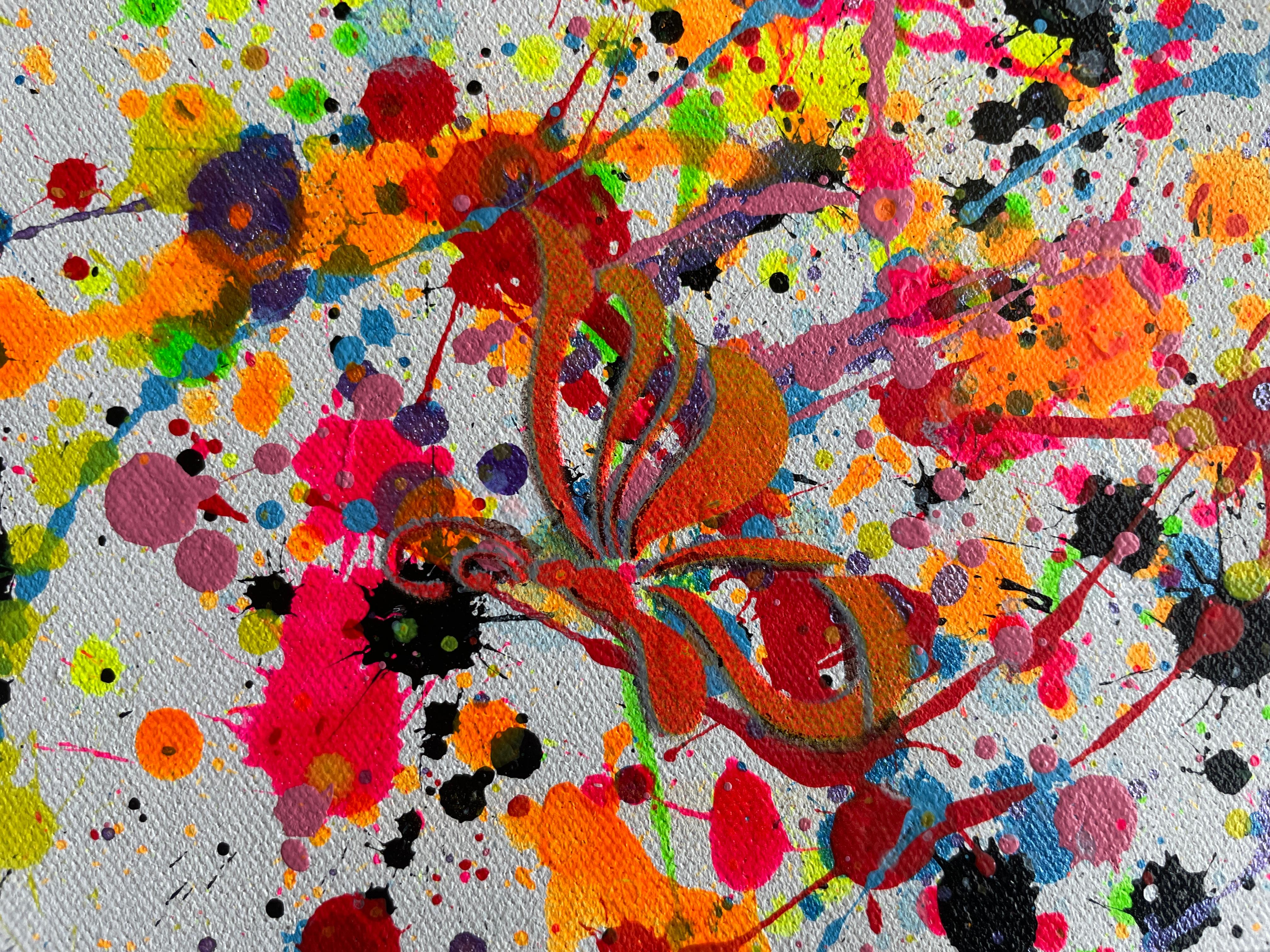 Insectes 011 - Beige Interior Painting par Juan Jose Garay