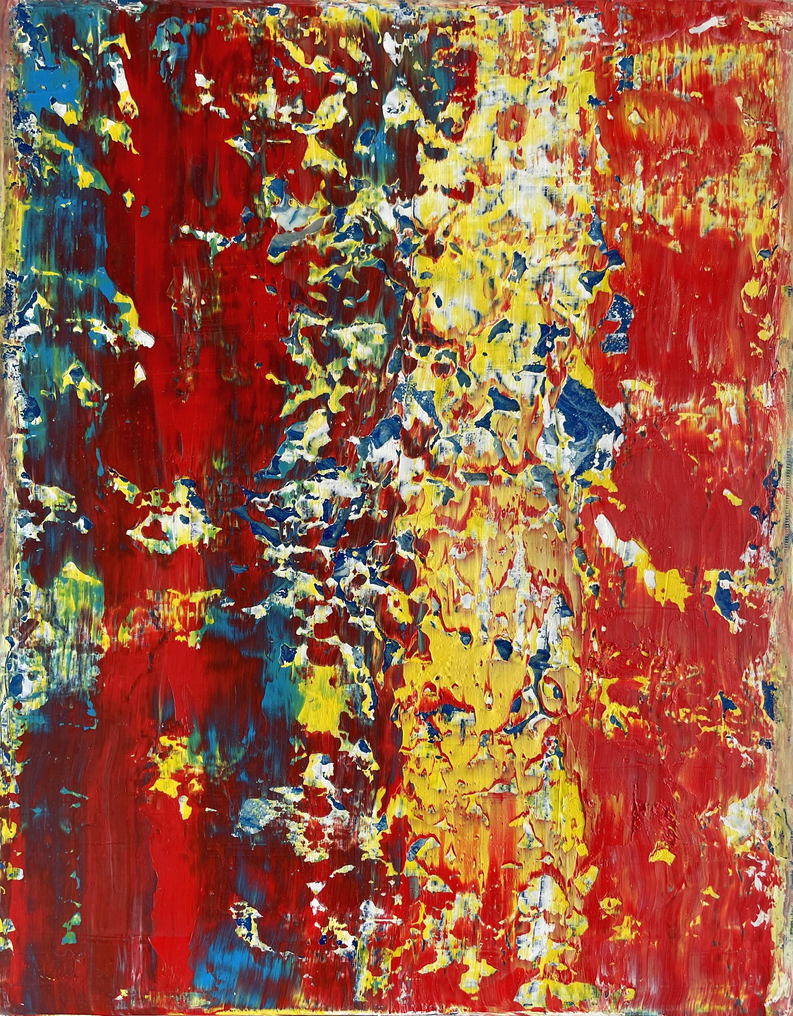 Abstract Painting Juan Jose Garay - Petit amour A7