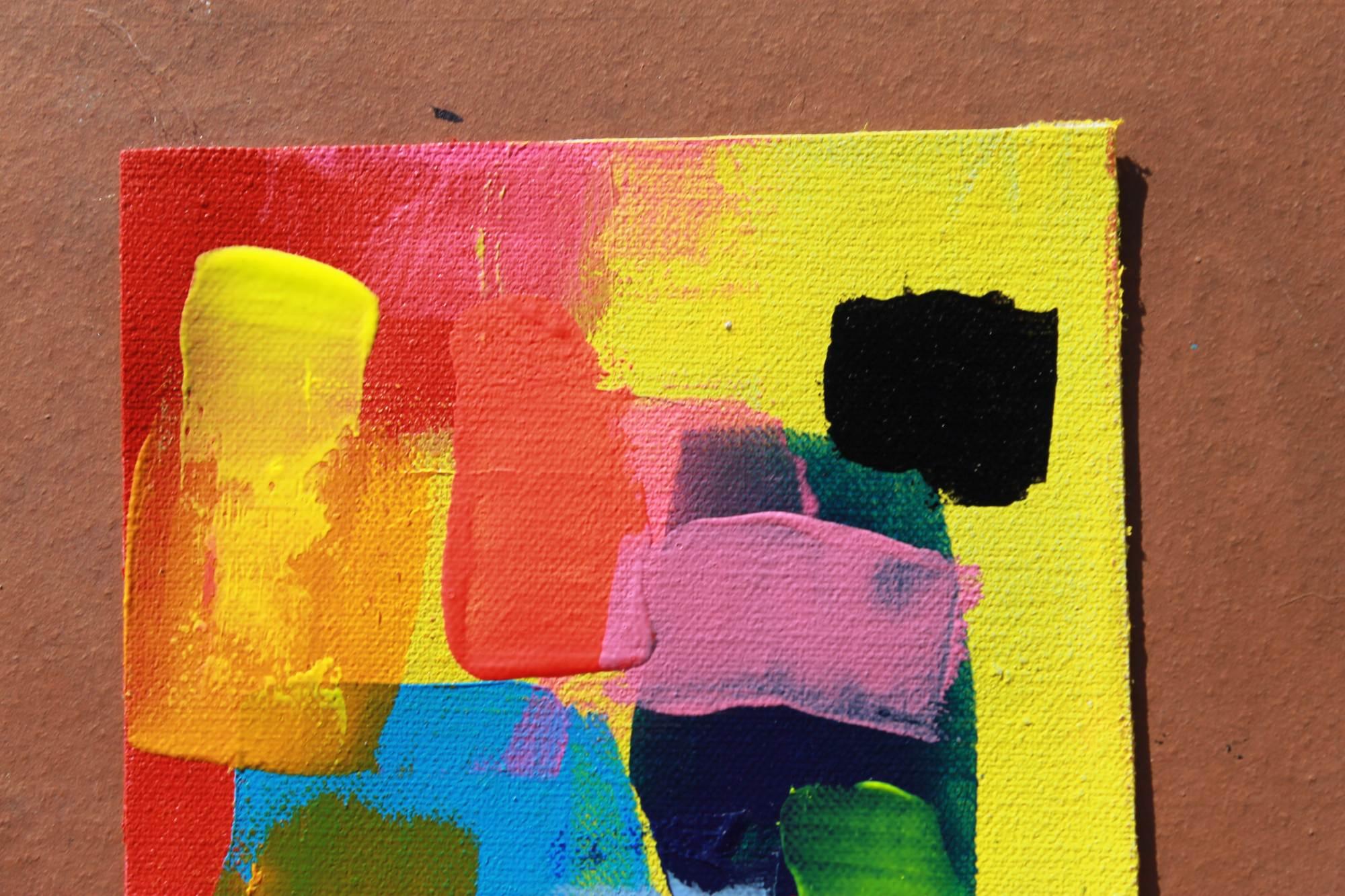 Petite couleur réelle 10 - Expressionnisme abstrait Painting par Juan Jose Garay