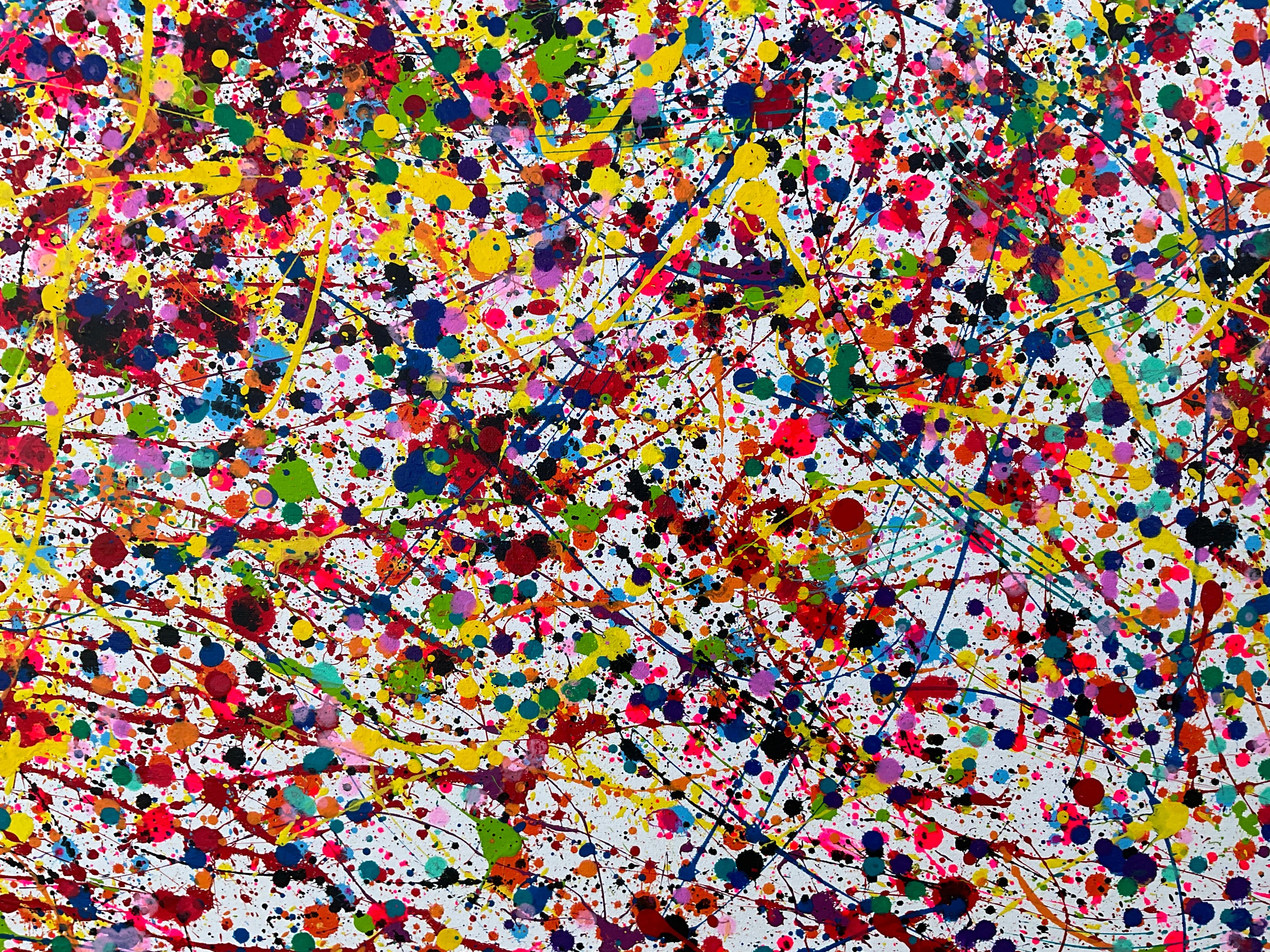 
Malerei: Acryl Der Tanz der Farben erzeugt eine Szene von großer Schönheit. Die Kraft der Bewegung und die mit den Farben geschaffenen Formen vermitteln einen Traum von Realitäten, die die tiefsten Gefühle des Betrachters berühren. Das plastische