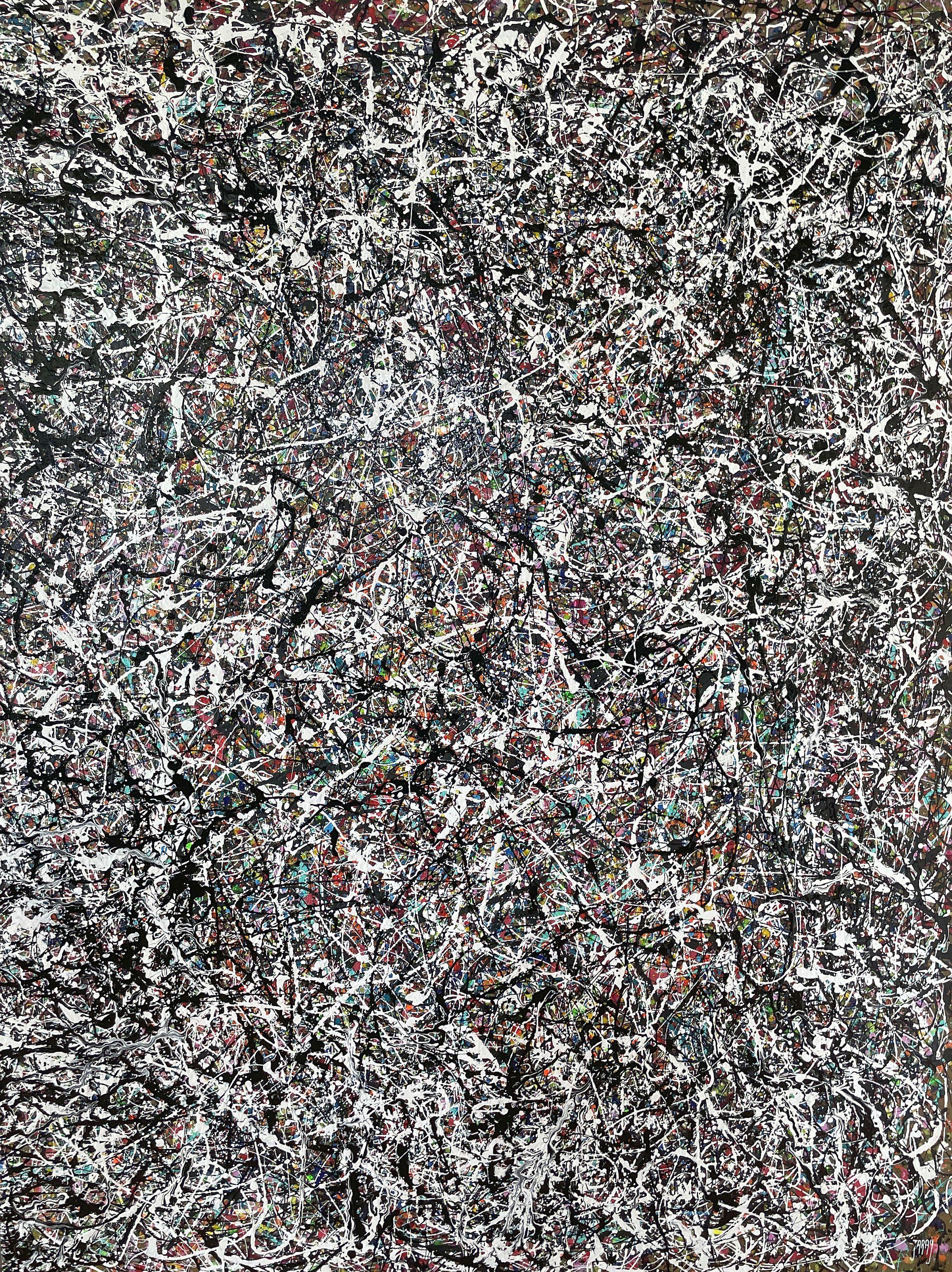 Man et femme - Gris Interior Painting par Juan Jose Garay