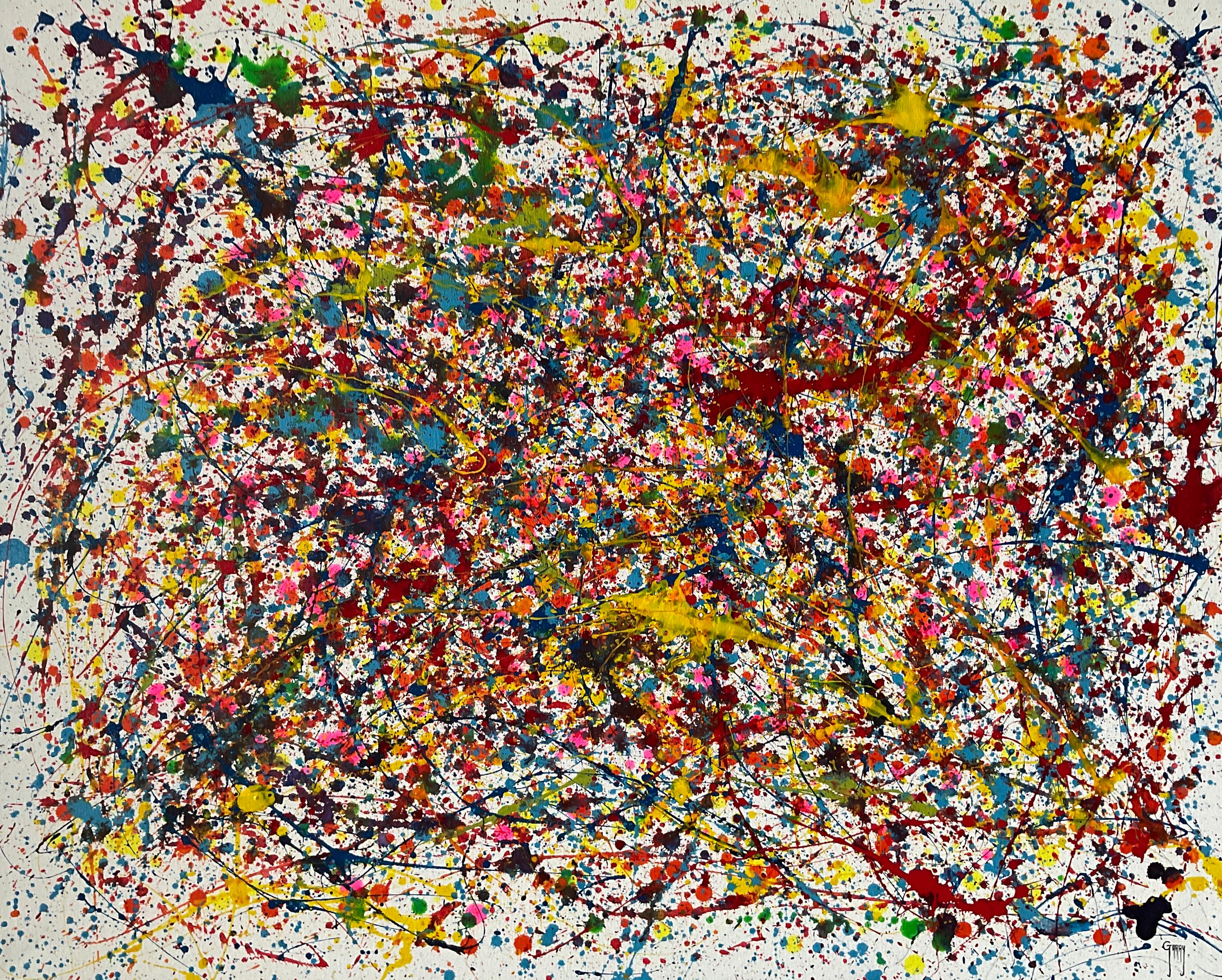 Abstract Painting Juan Jose Garay - Lights du matin