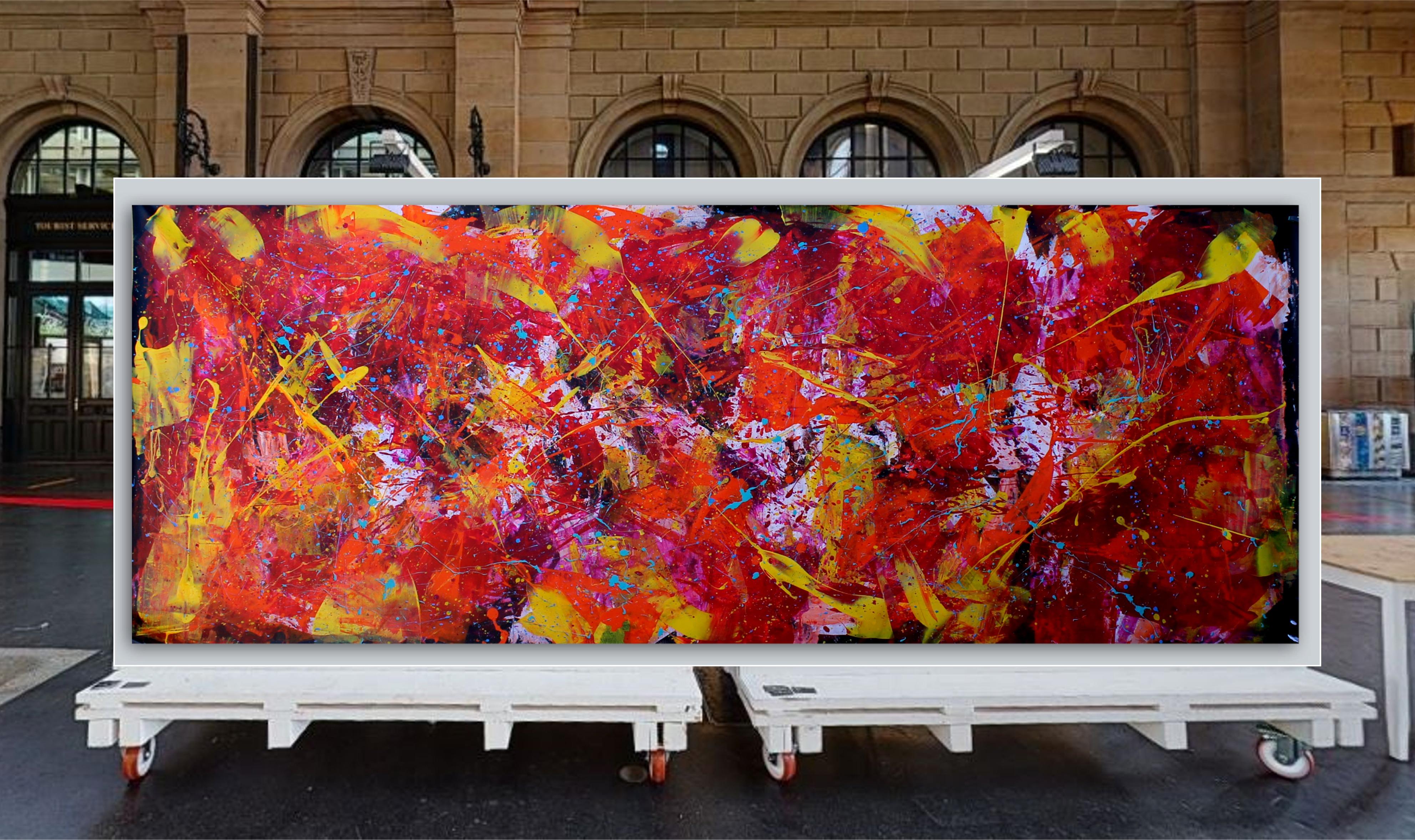 Naturaleza VS Paisaje - Painting Expresionismo abstracto de Juan Jose Garay