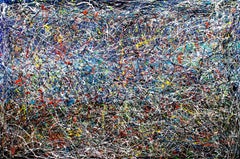 Night in the Ocean - XXL Oversize Painting, Painting, Acrylic on Canvas