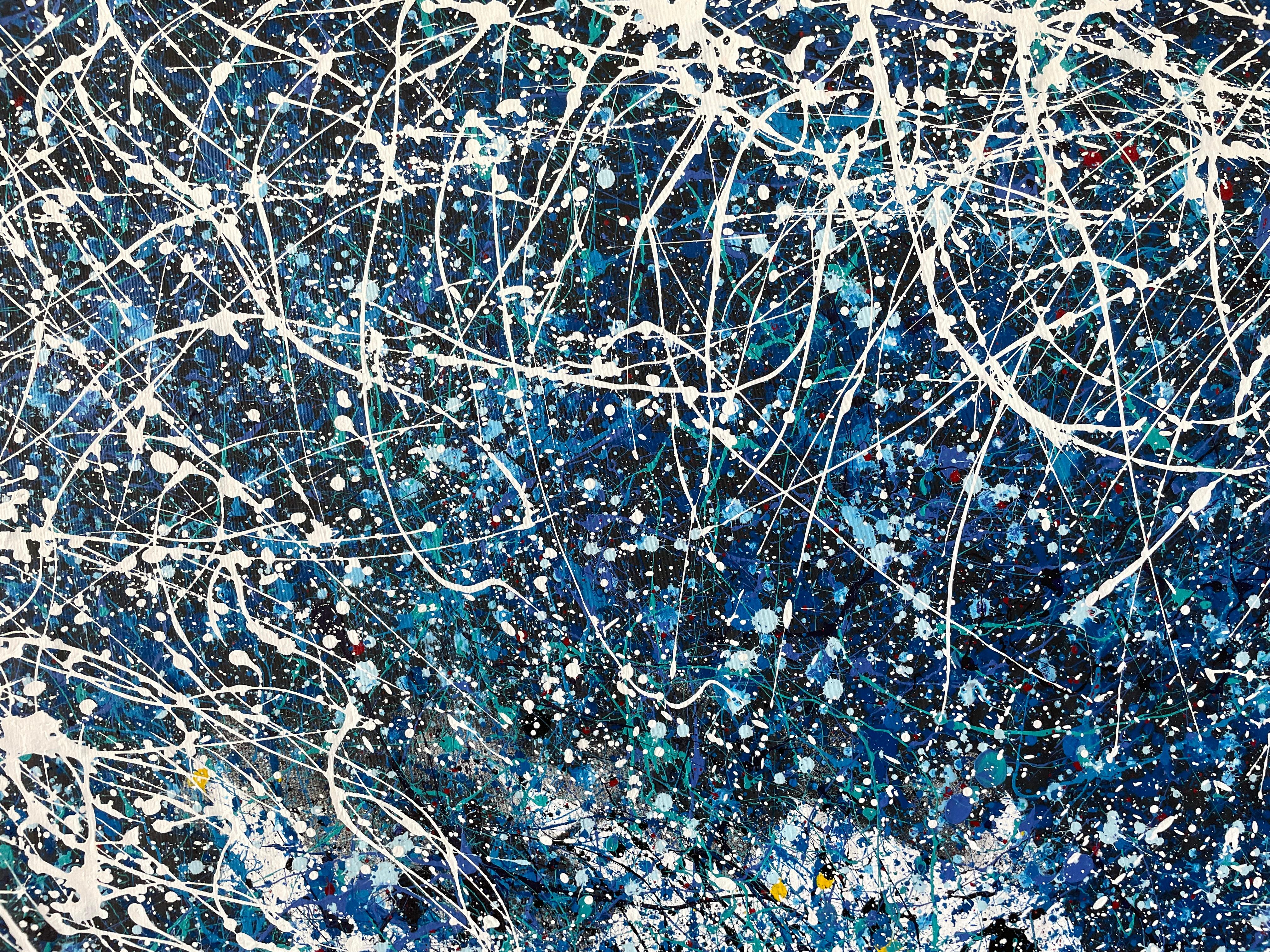 Aperto fino all'alba - Omaggio a J.Pollock di Juan Jose Garay in vendita 9
