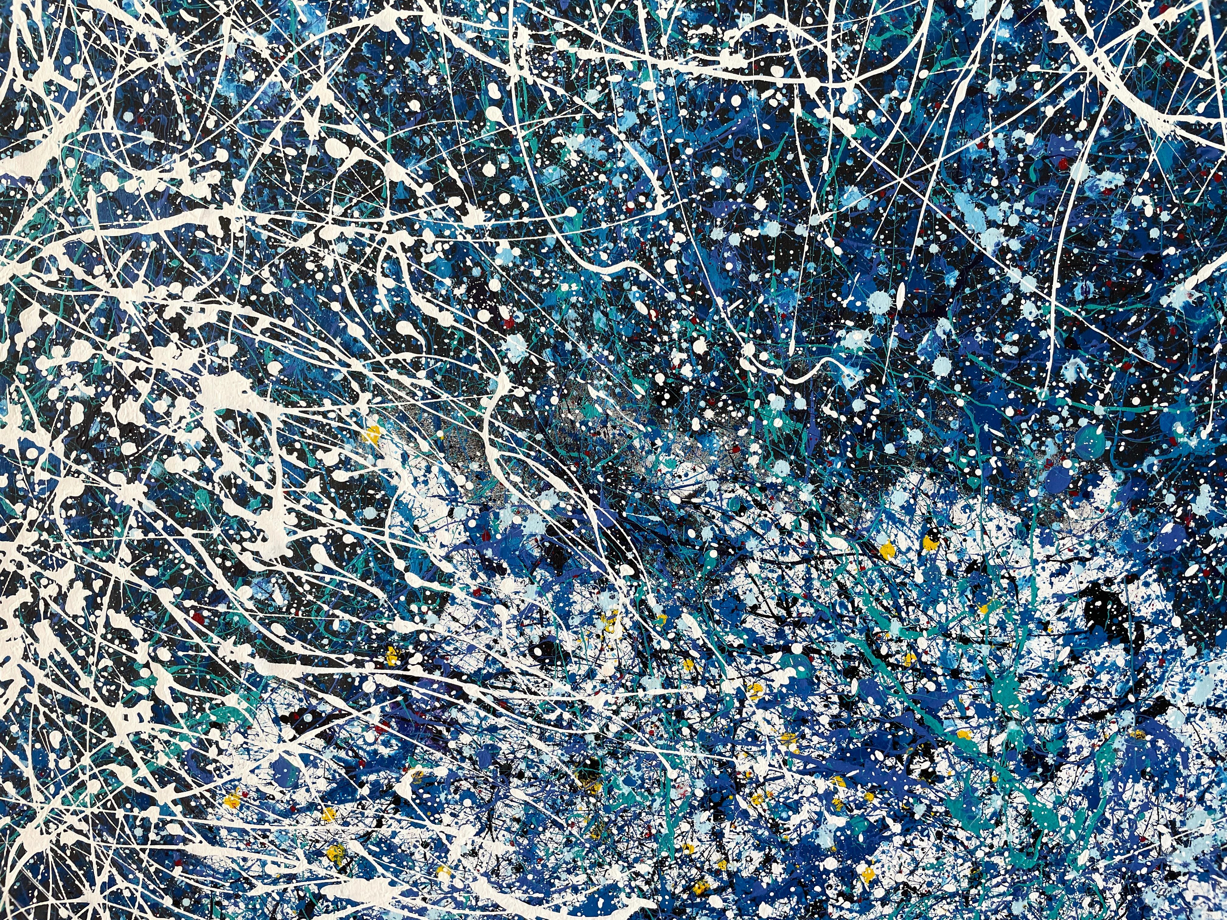 Aperto fino all'alba - Omaggio a J.Pollock di Juan Jose Garay in vendita 10