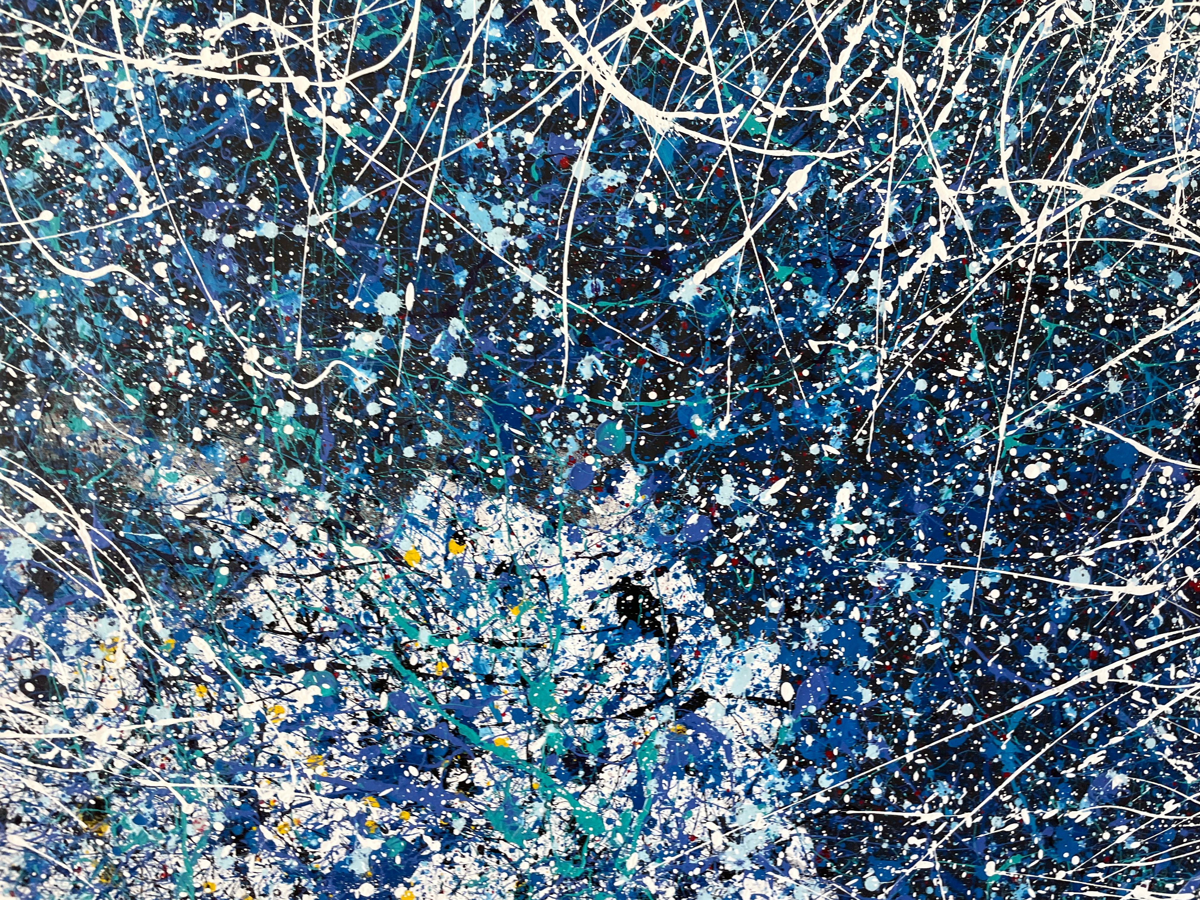 Aperto fino all'alba - Omaggio a J.Pollock di Juan Jose Garay in vendita 11