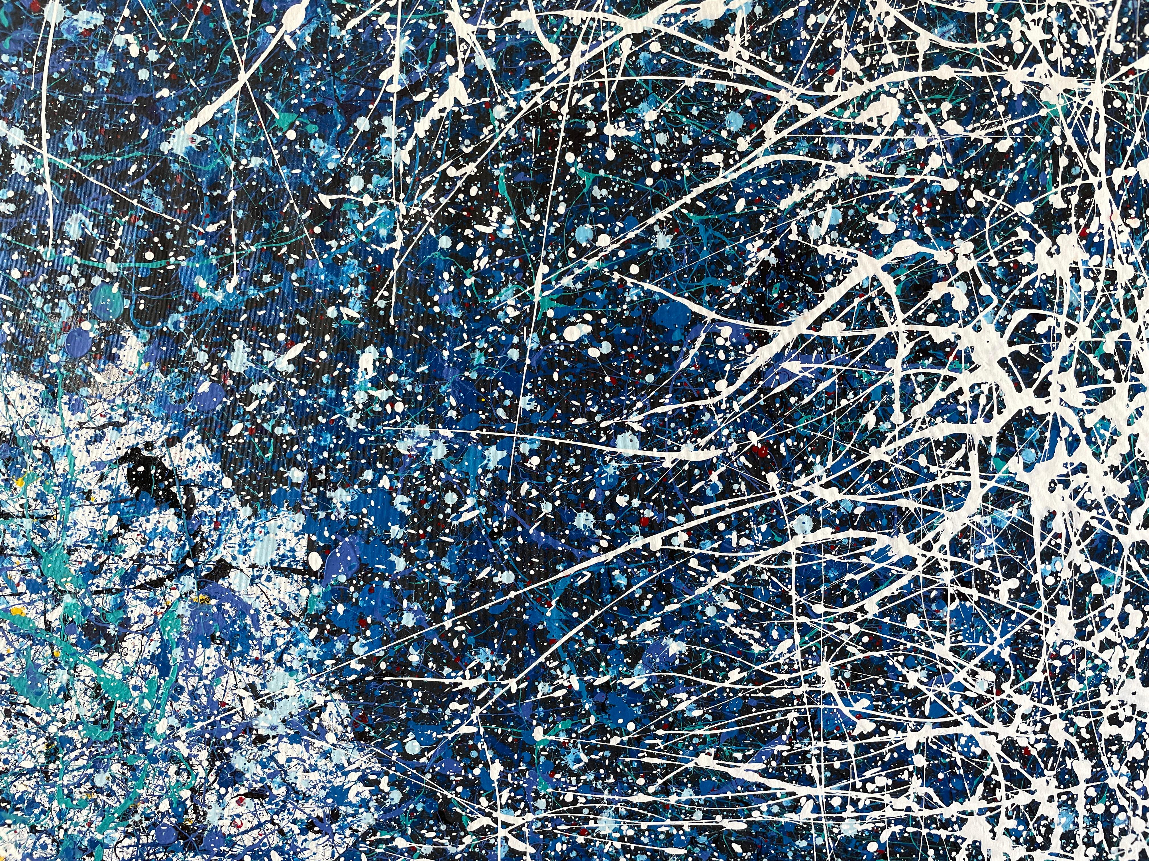 Aperto fino all'alba - Omaggio a J.Pollock di Juan Jose Garay in vendita 12
