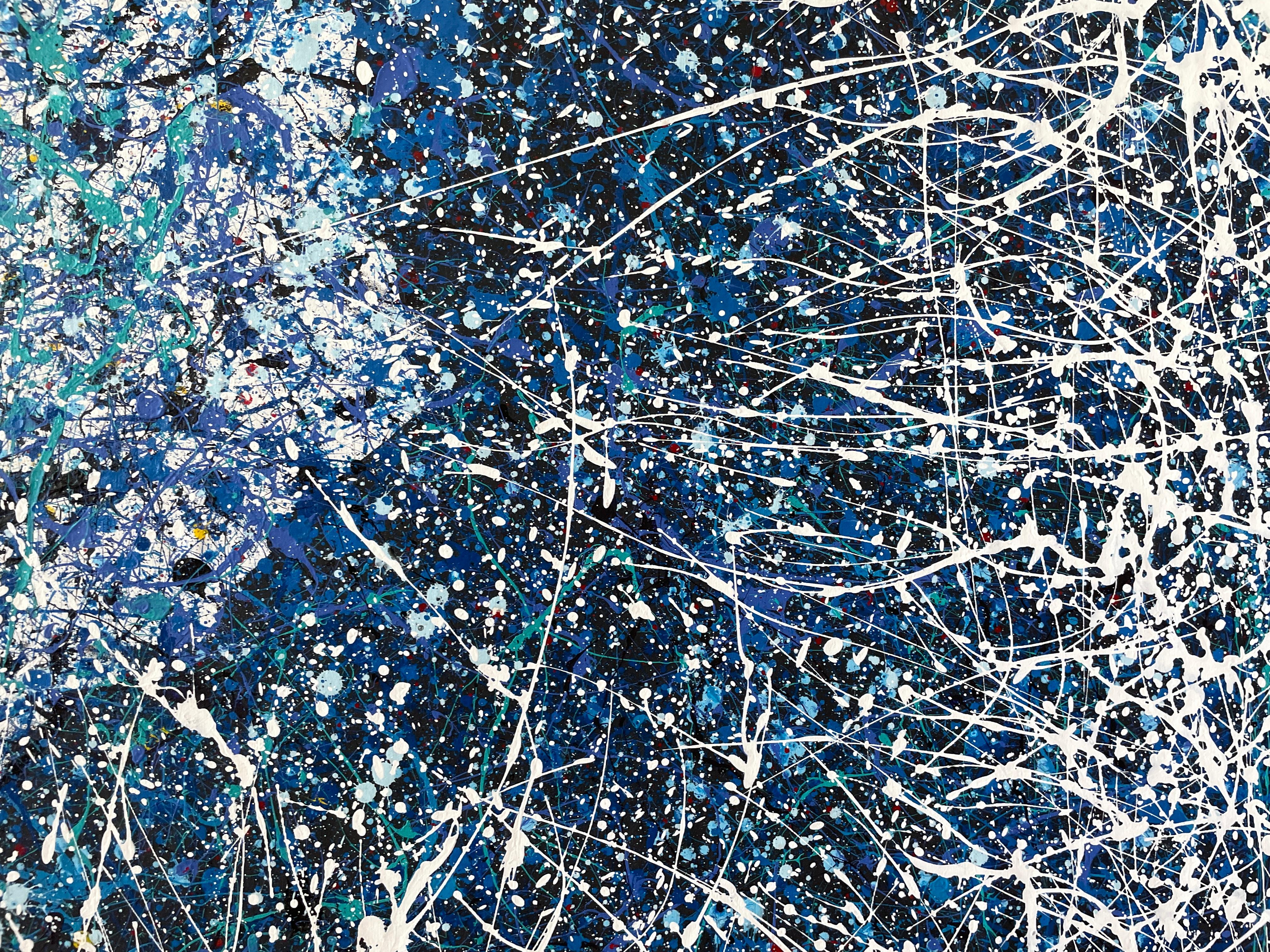Aperto fino all'alba - Omaggio a J.Pollock di Juan Jose Garay in vendita 13
