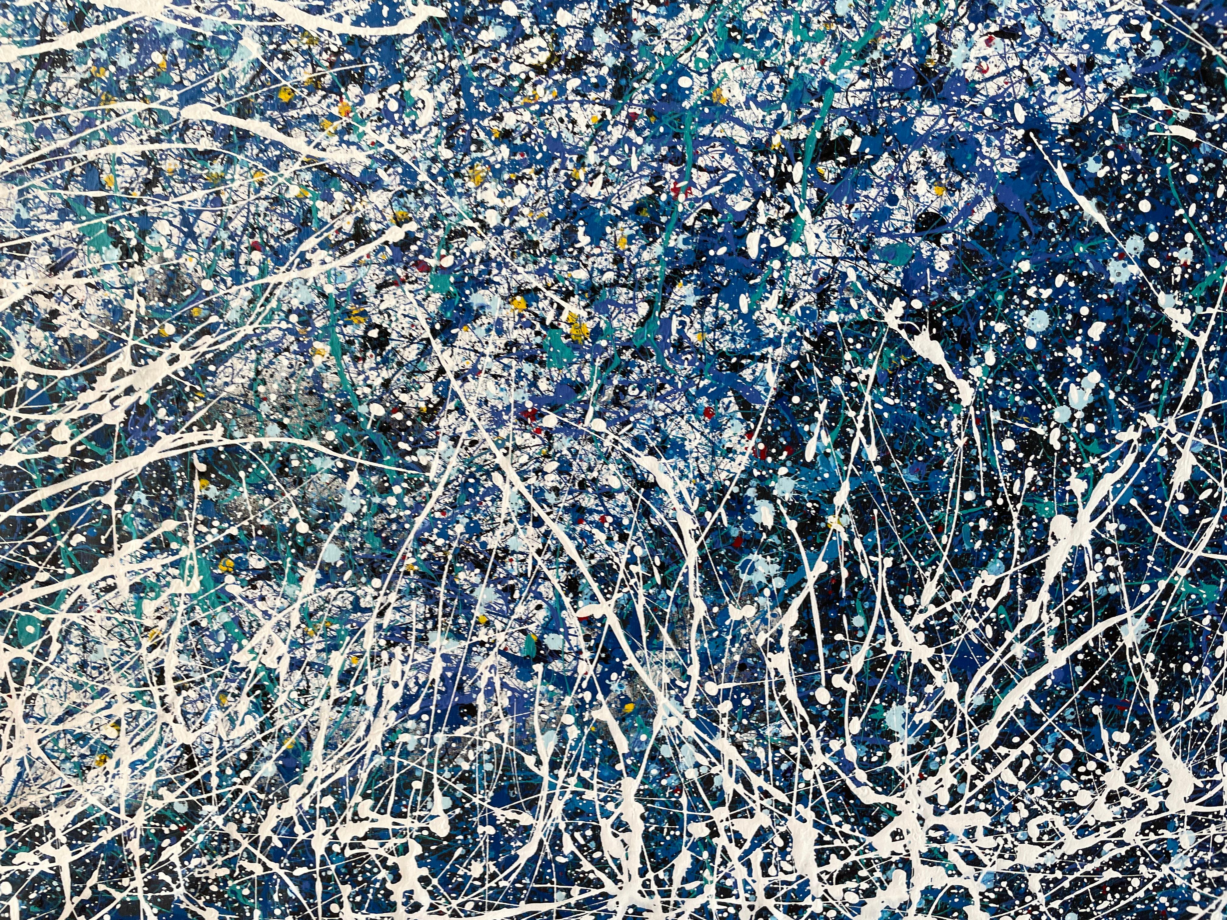 Aperto fino all'alba - Omaggio a J.Pollock di Juan Jose Garay in vendita 16