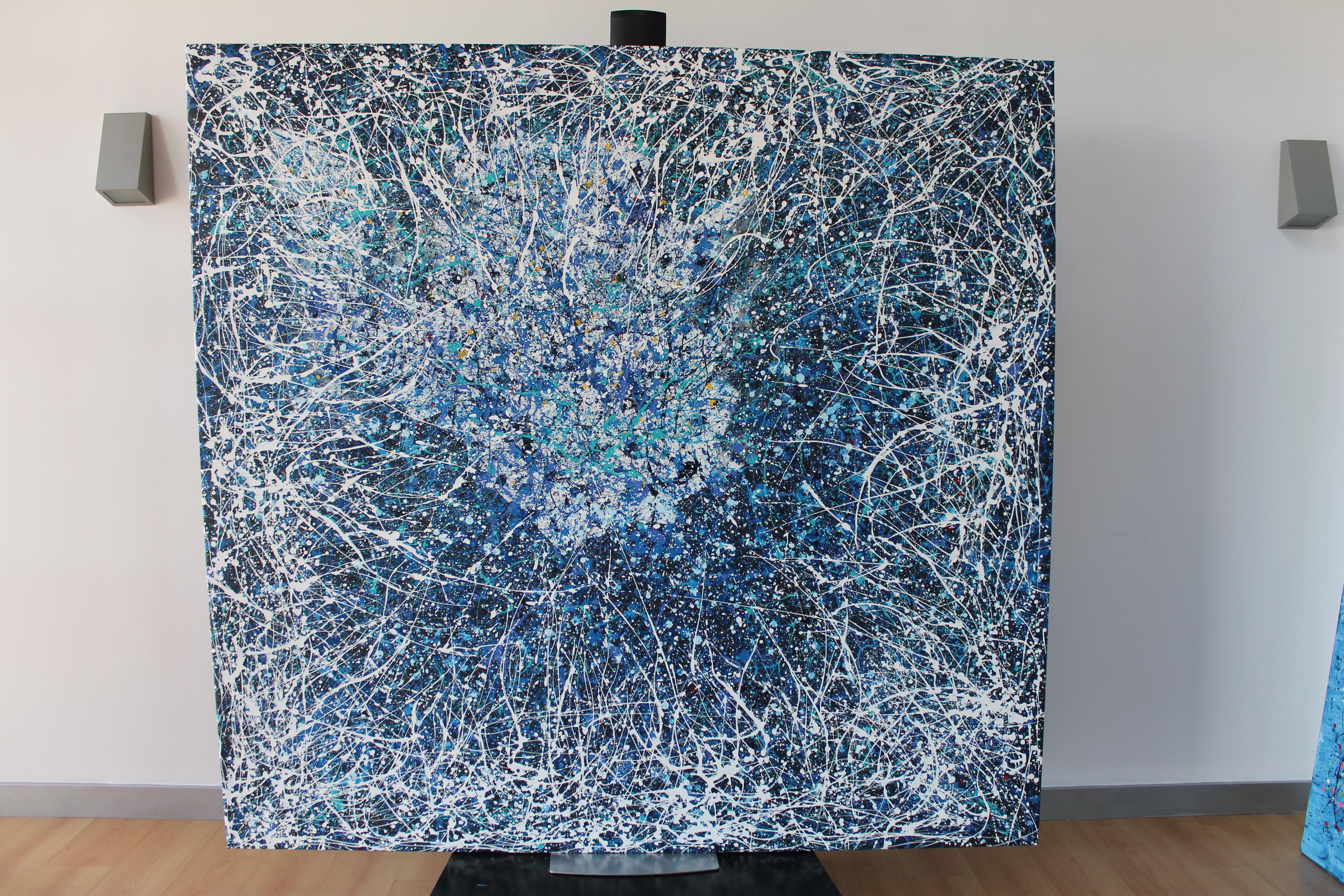 Aperto fino all'alba - Omaggio a J.Pollock di Juan Jose Garay in vendita 3