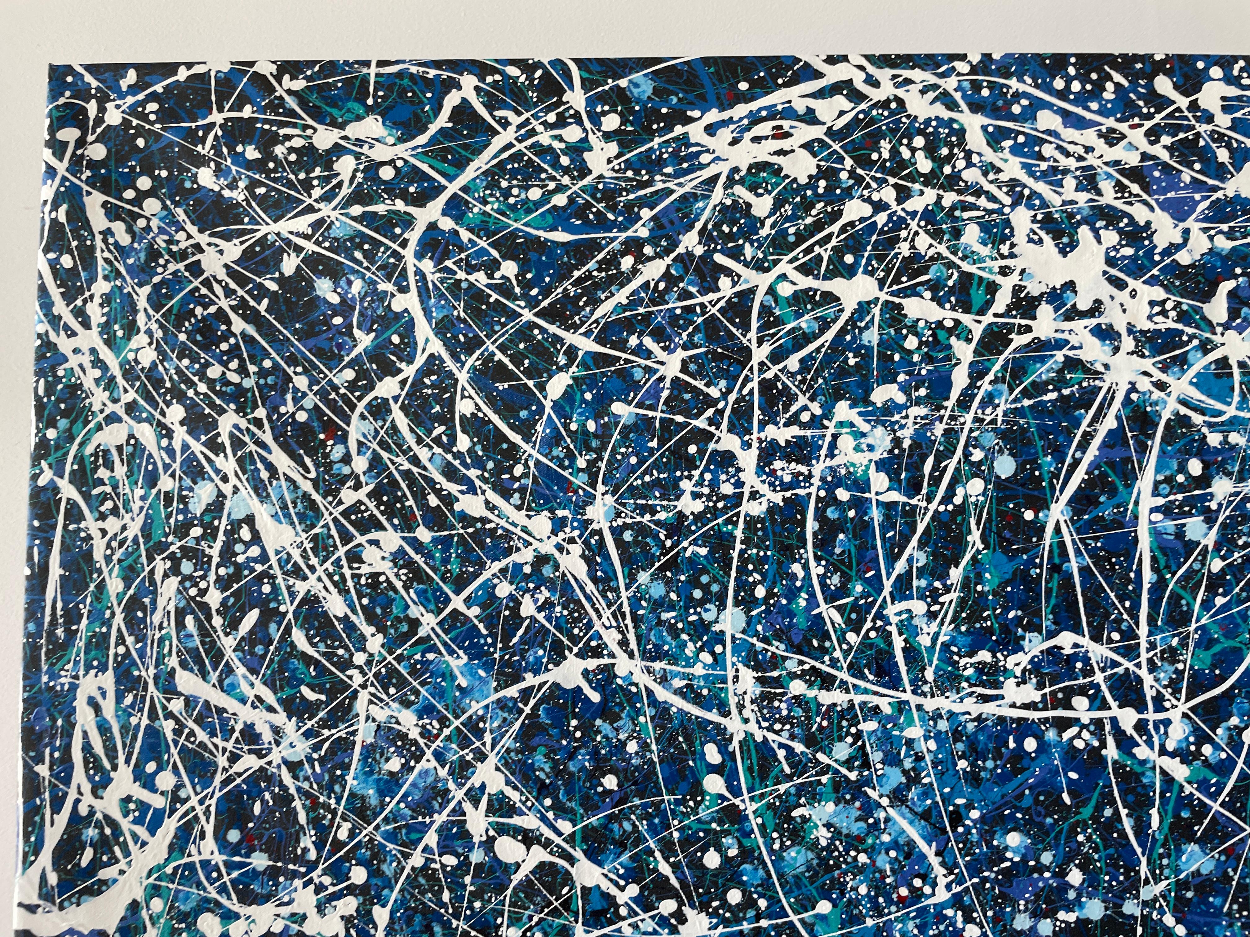 Aperto fino all'alba - Omaggio a J.Pollock di Juan Jose Garay in vendita 5
