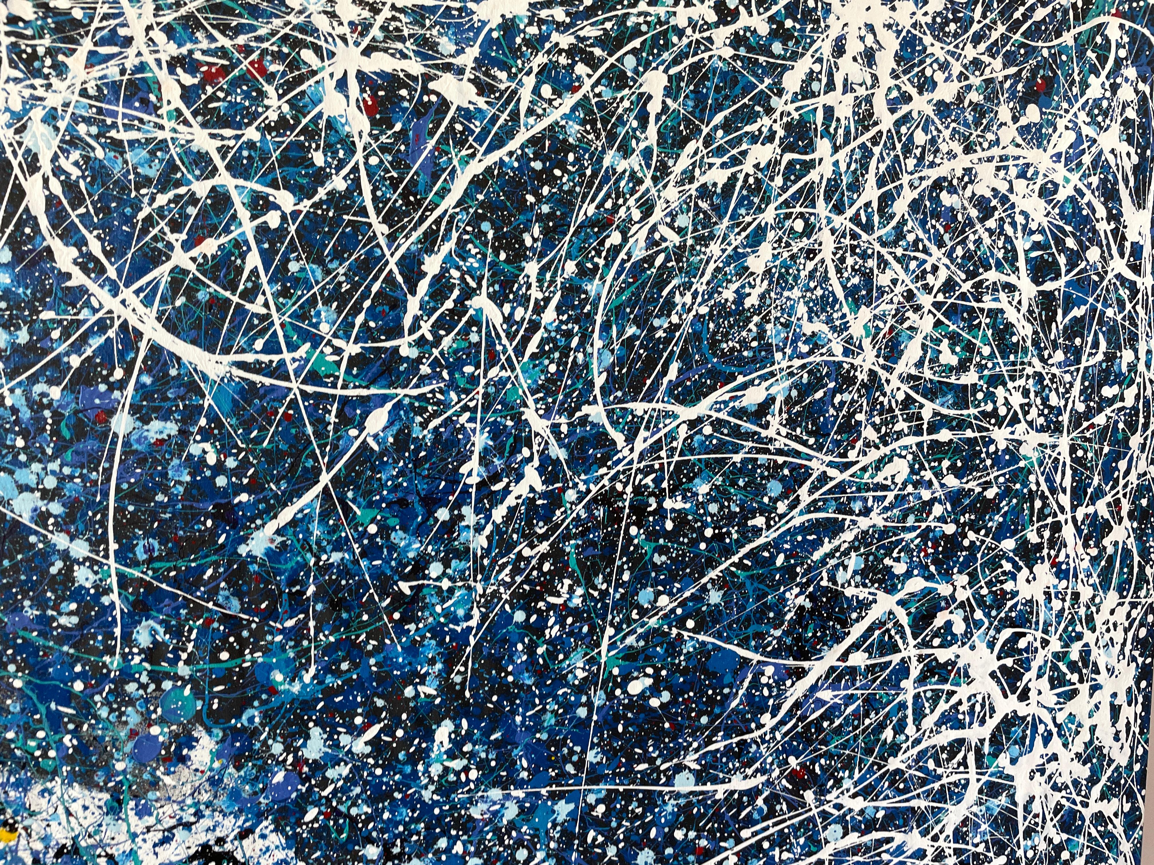 Aperto fino all'alba - Omaggio a J.Pollock di Juan Jose Garay in vendita 7