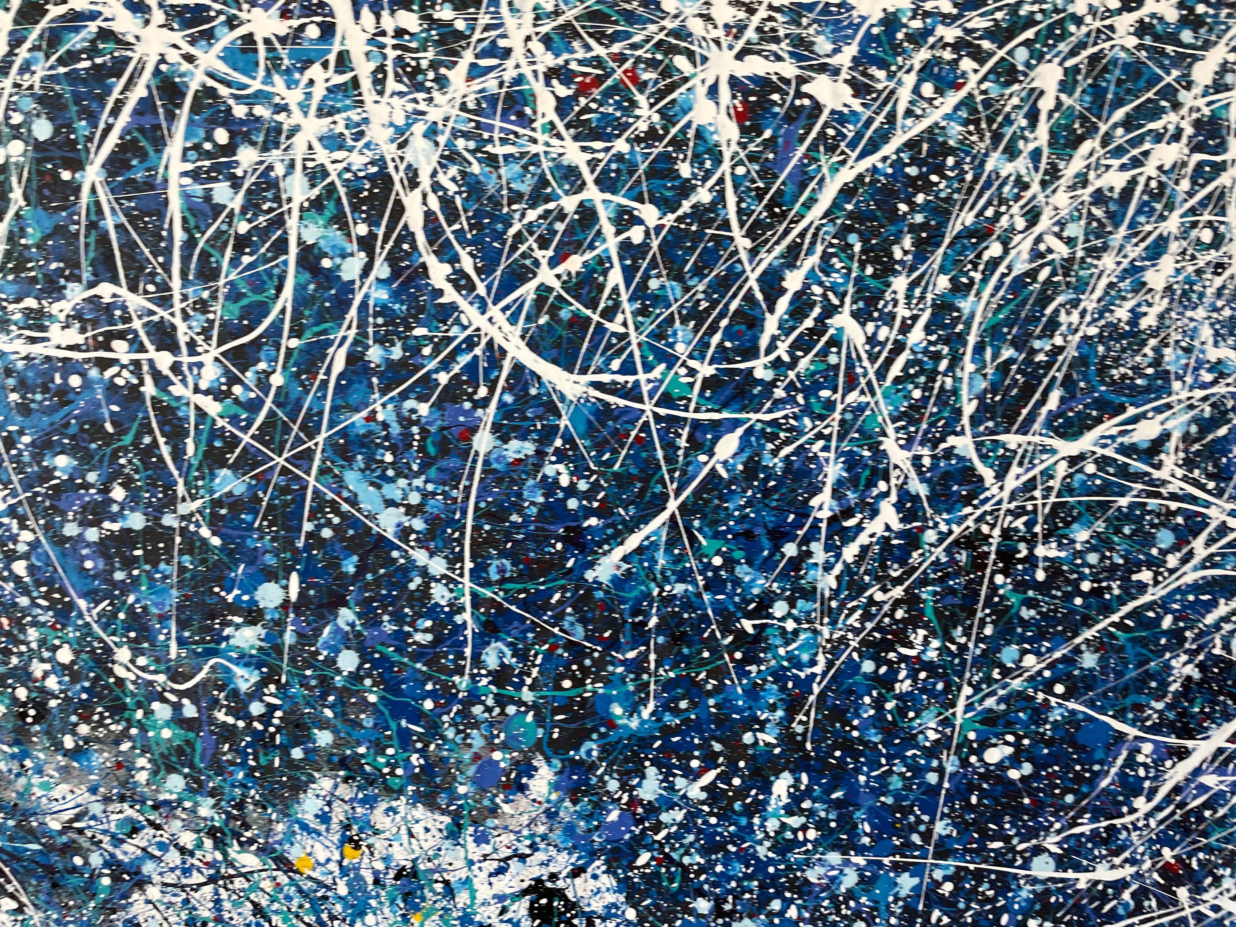 Aperto fino all'alba - Omaggio a J.Pollock di Juan Jose Garay in vendita 8