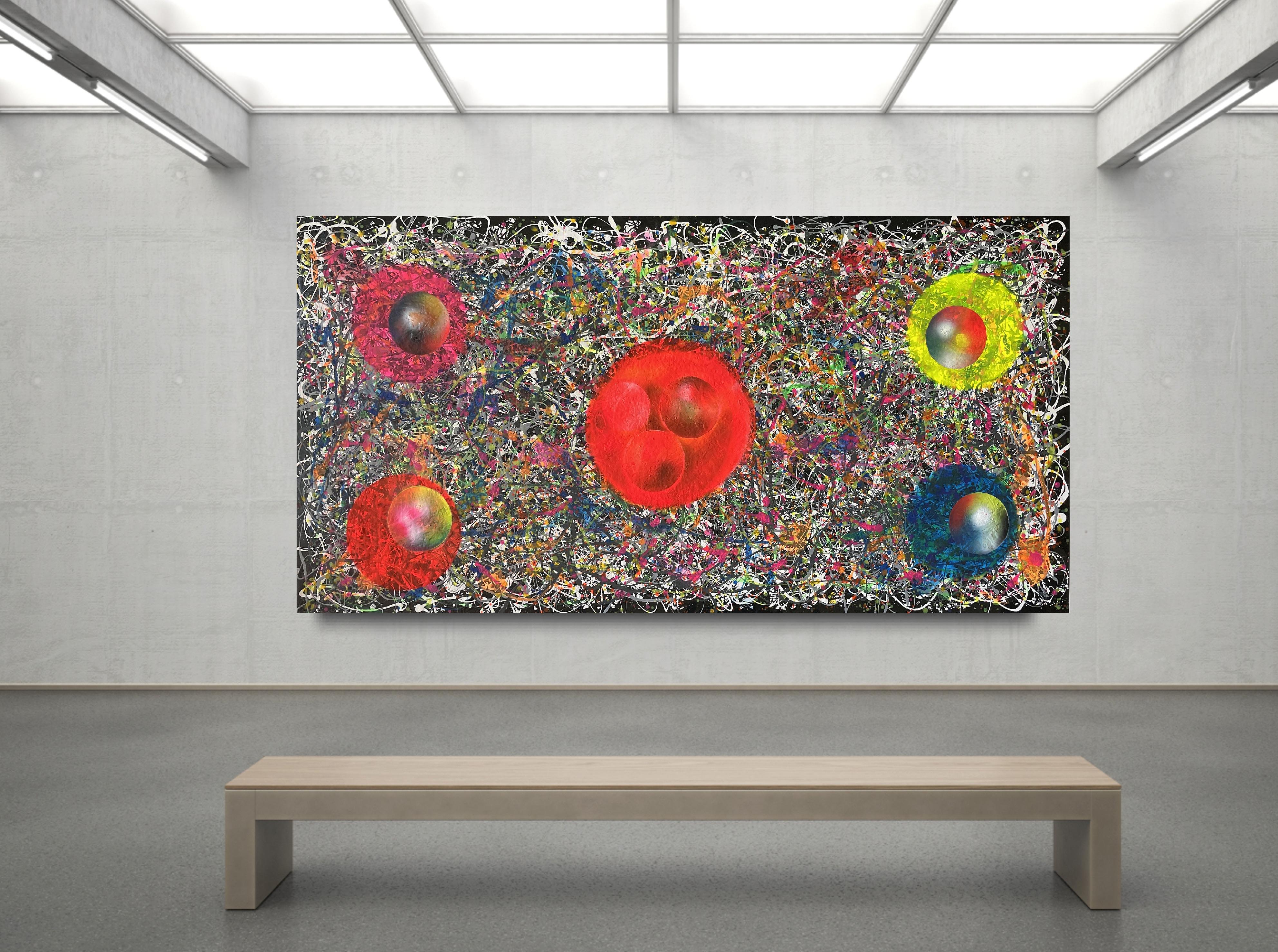 Orbit of Chaos - Painting by Juan Jose Garay