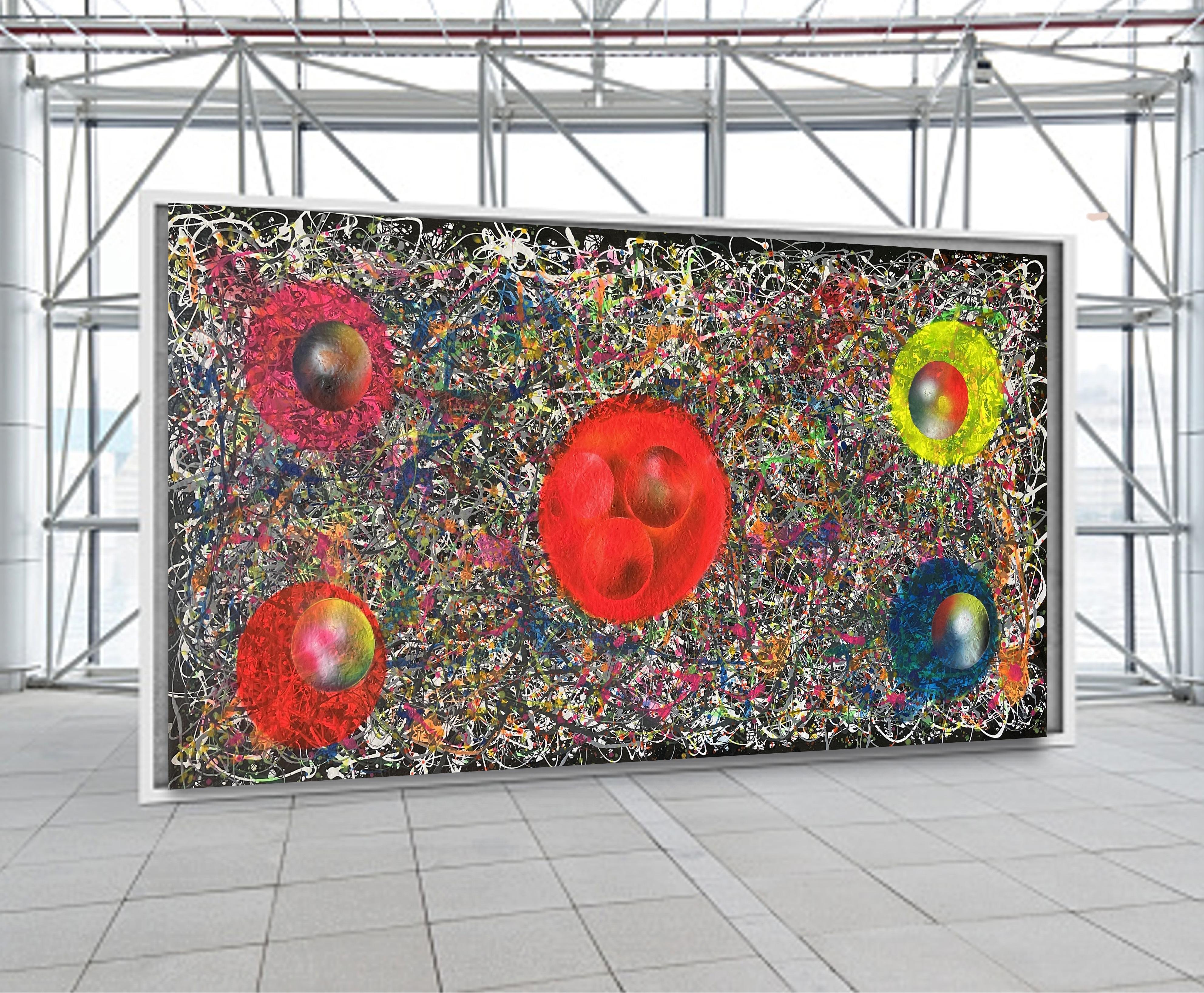 Orbit of Chaos - Abstract Expressionist Painting by Juan Jose Garay