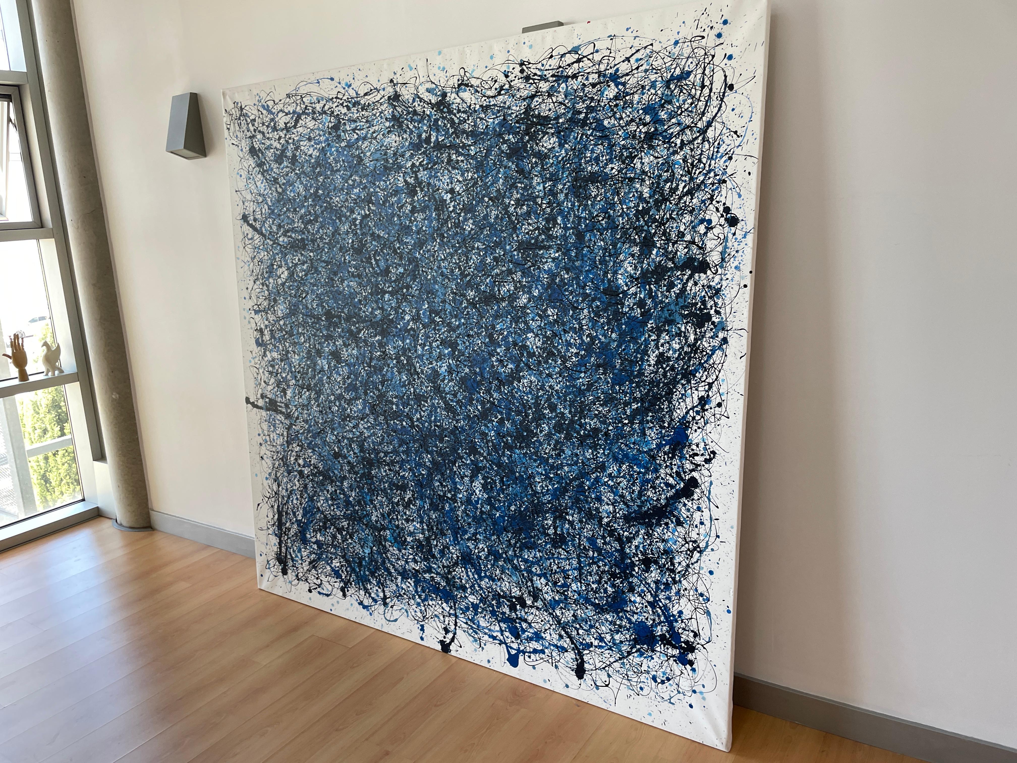 Paraíso del Amor - Painting Expresionismo abstracto de Juan Jose Garay