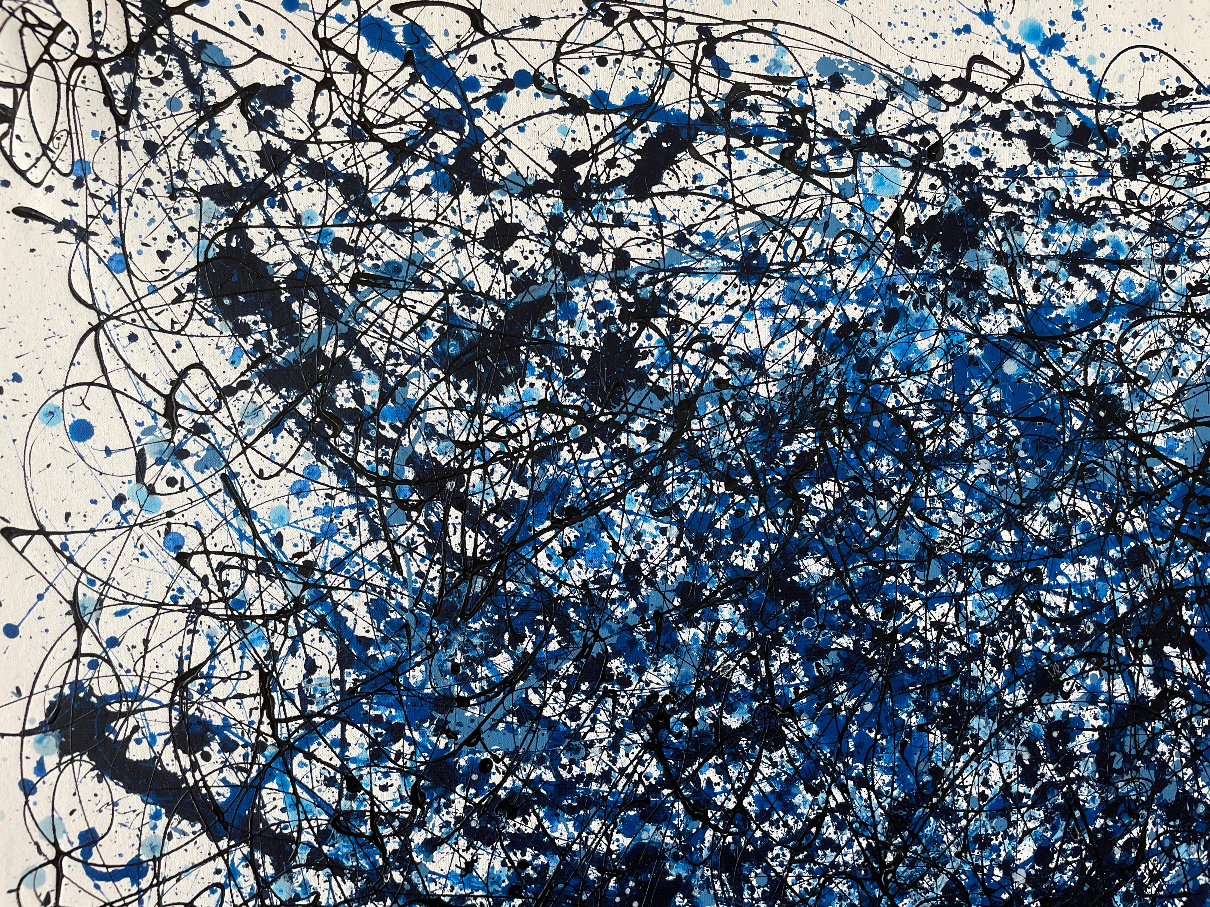 Acrylic and enamel on Canvas

The dance of colors generates a scene of great beauty. The strength of the movement and the shapes created with its colors convey a dream towards realities that touch the deepest feelings of the viewer.

The plastic