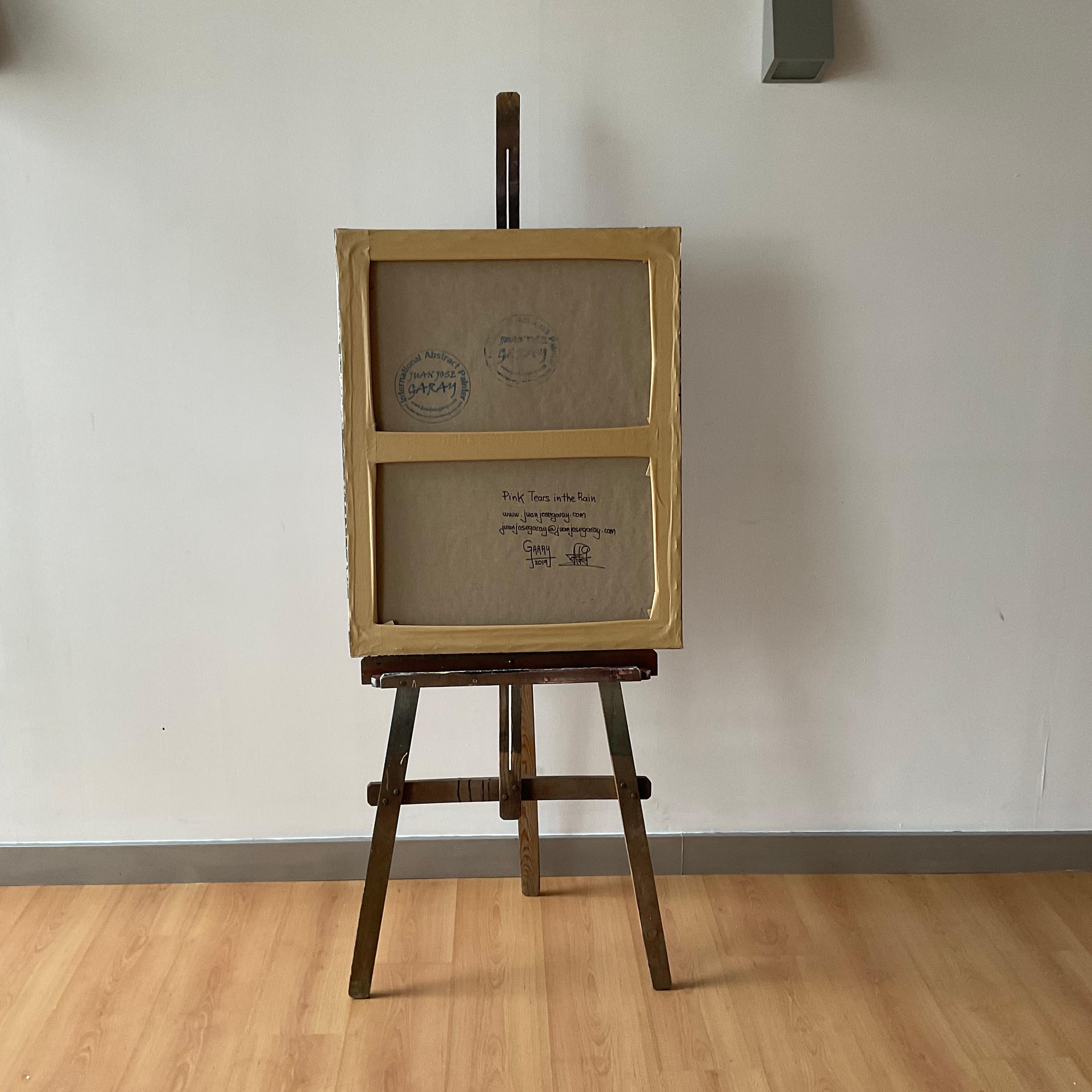 ROSA TRÄNEN IM REGEN – Painting von Juan Jose Garay