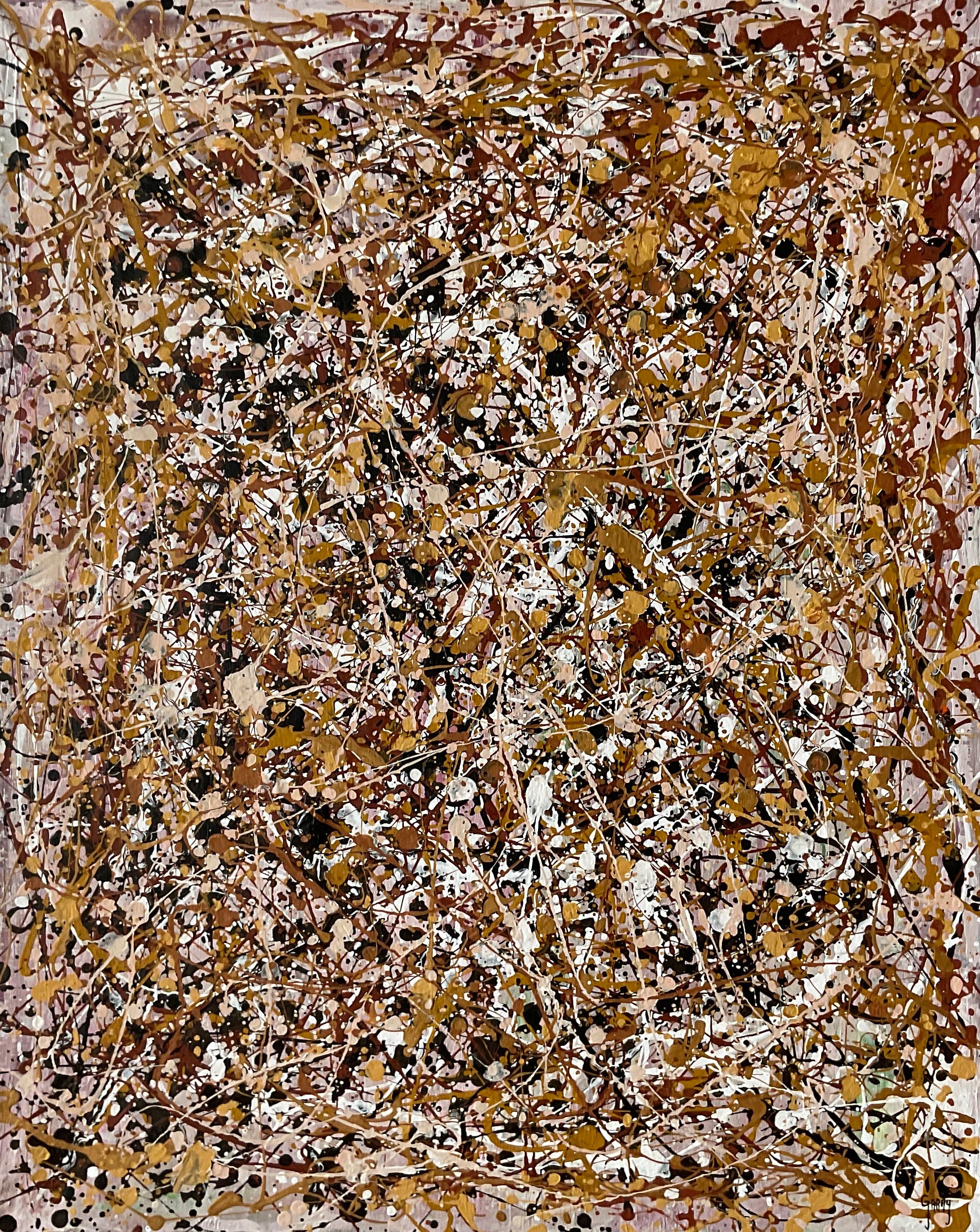 Juan Jose Garay Interior Painting – ROSA TRÄNEN IM REGEN